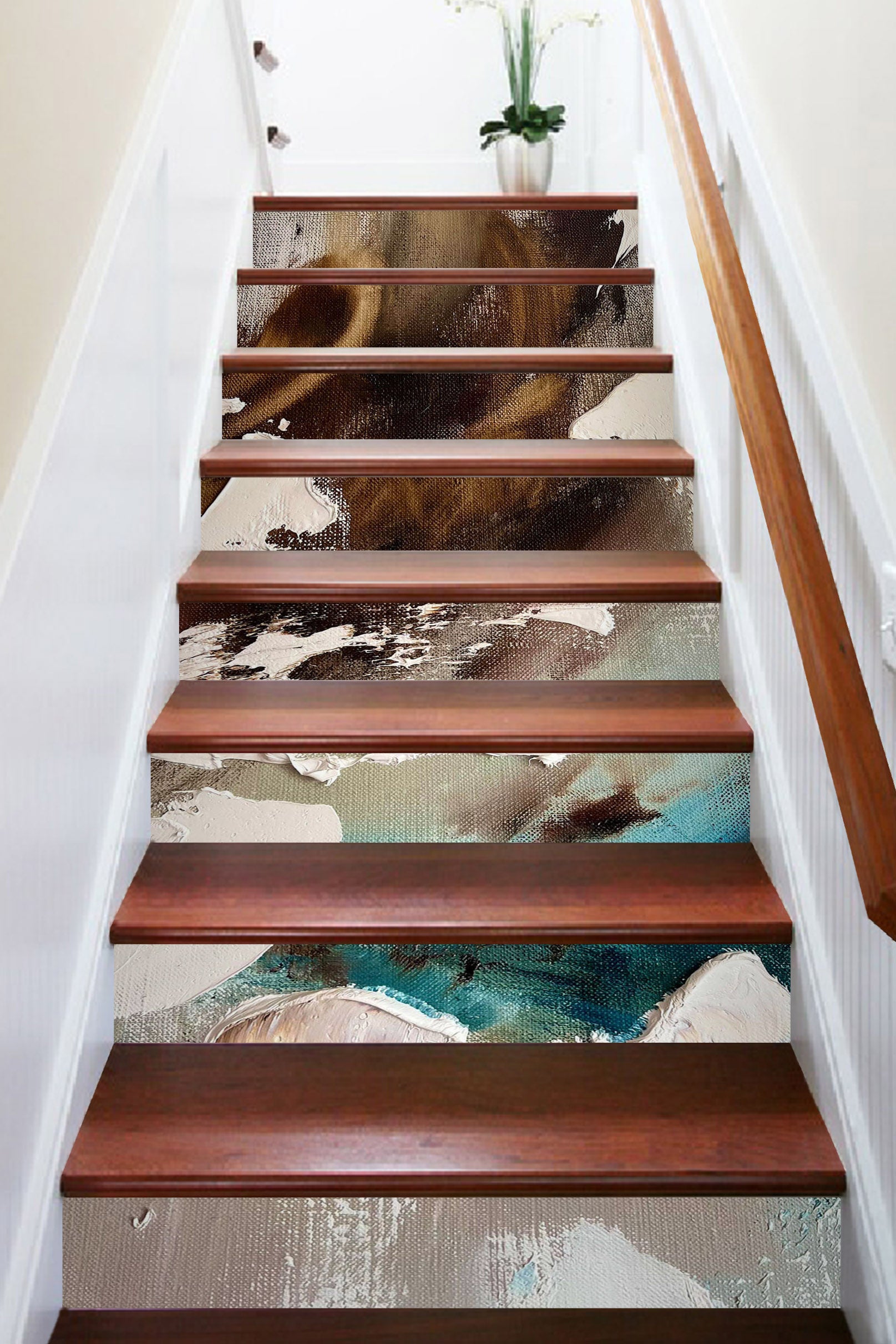 3D Graffiti Paint 2202 Skromova Marina Stair Risers