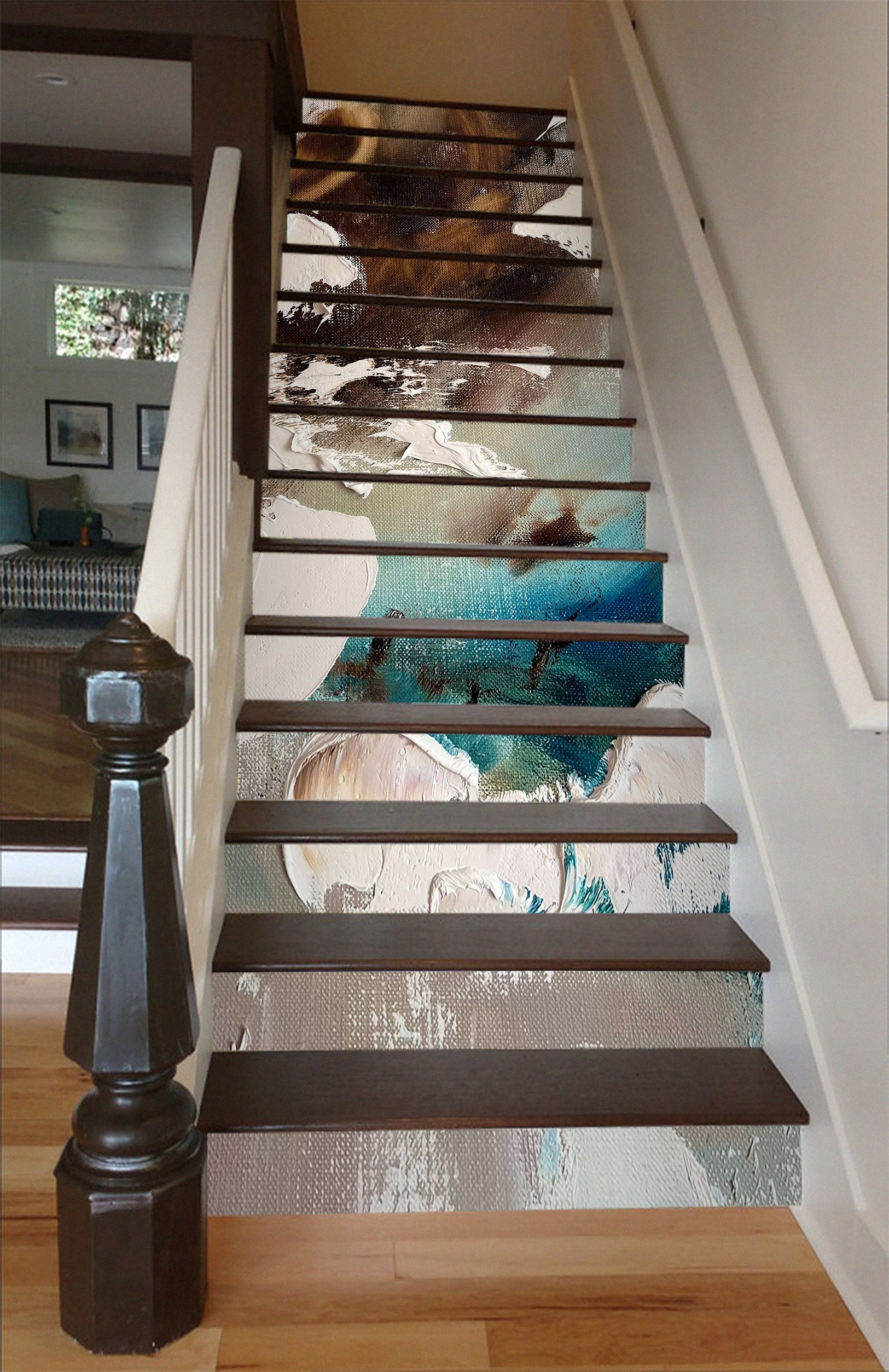 3D Graffiti Paint 2202 Skromova Marina Stair Risers