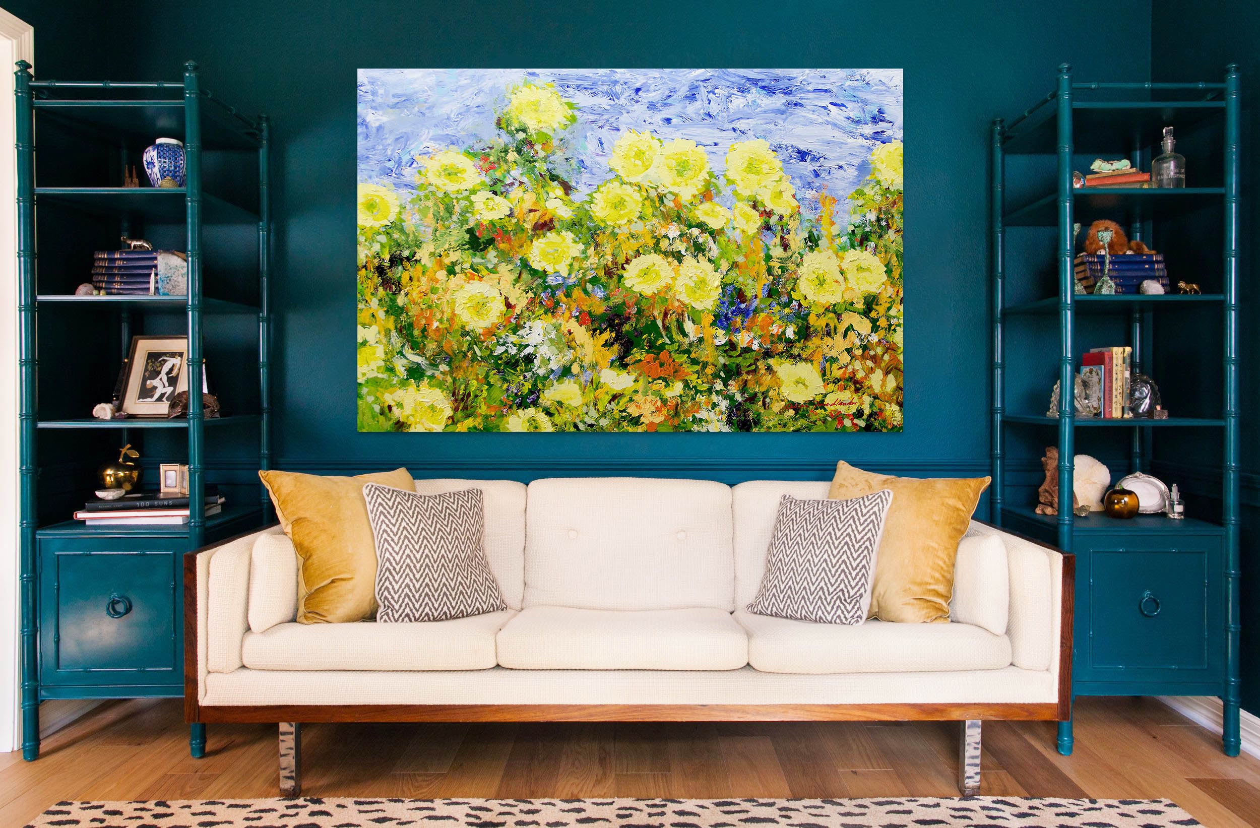 3D Summer Garden 014 Allan P. Friedlander Wall Sticker