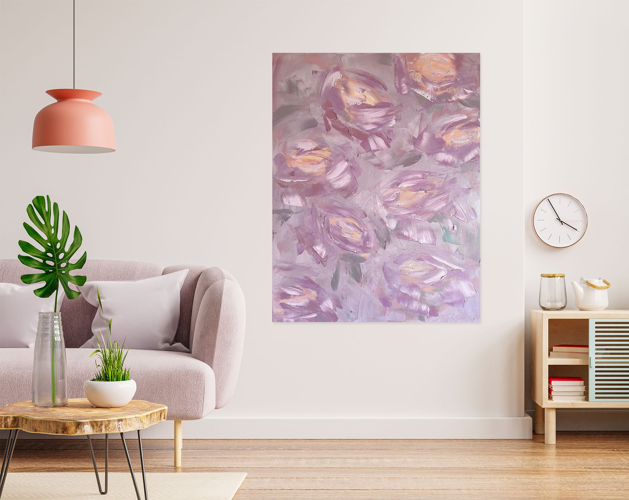 3D Purple Rose 2606 Skromova Marina Wall Sticker