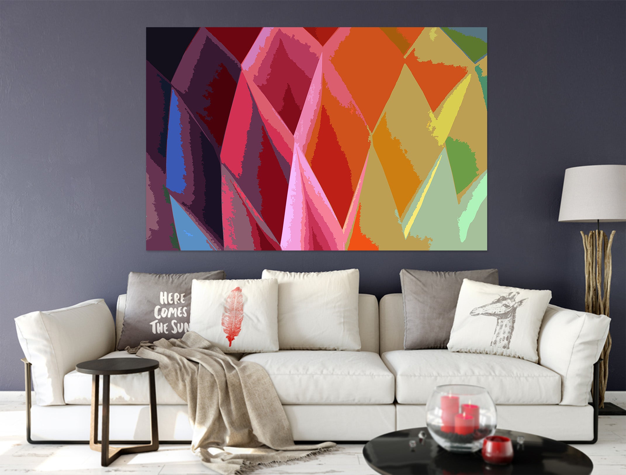 3D Color Pineapple 71110 Shandra Smith Wall Sticker