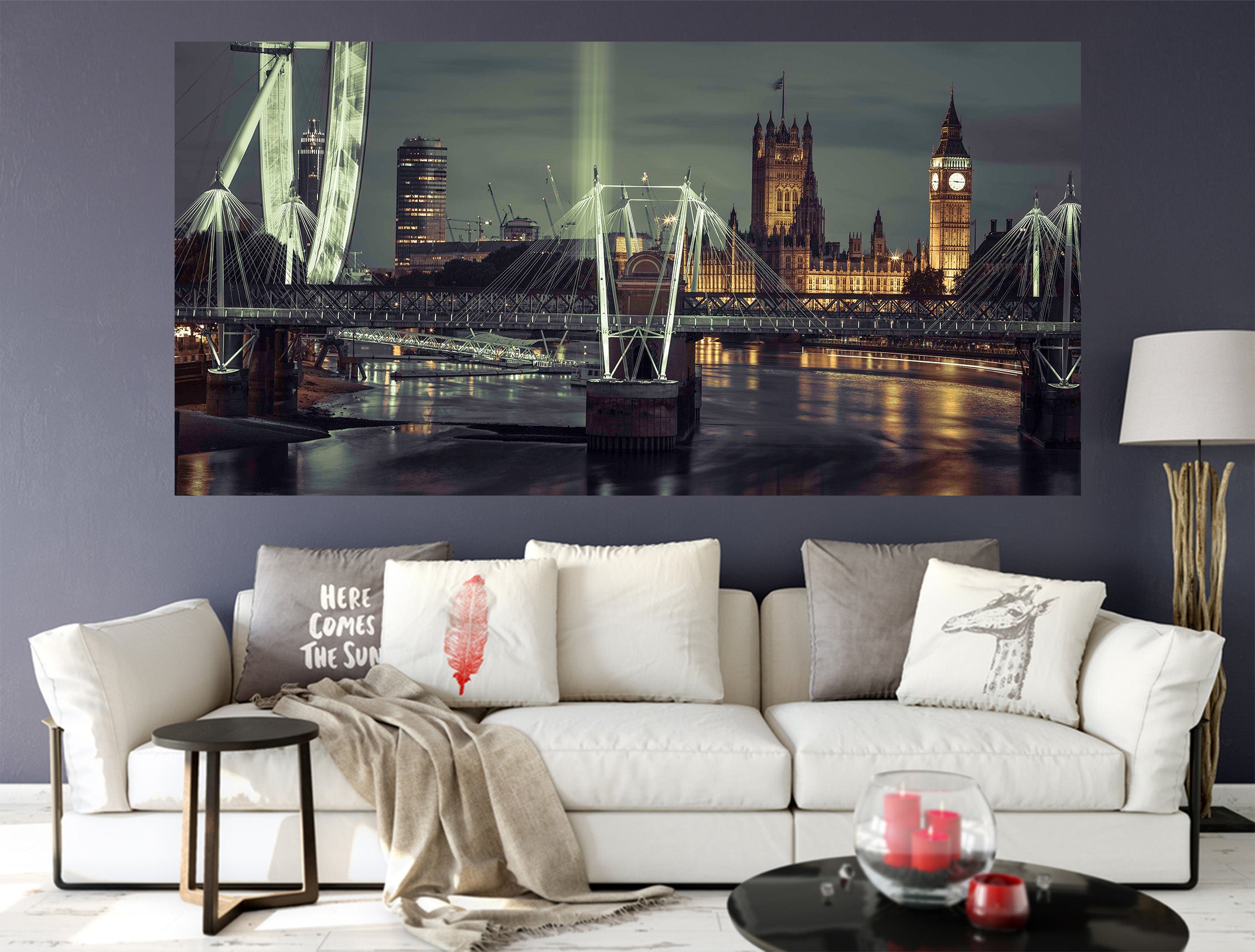 3D City Lights 035 Assaf Frank Wall Sticker