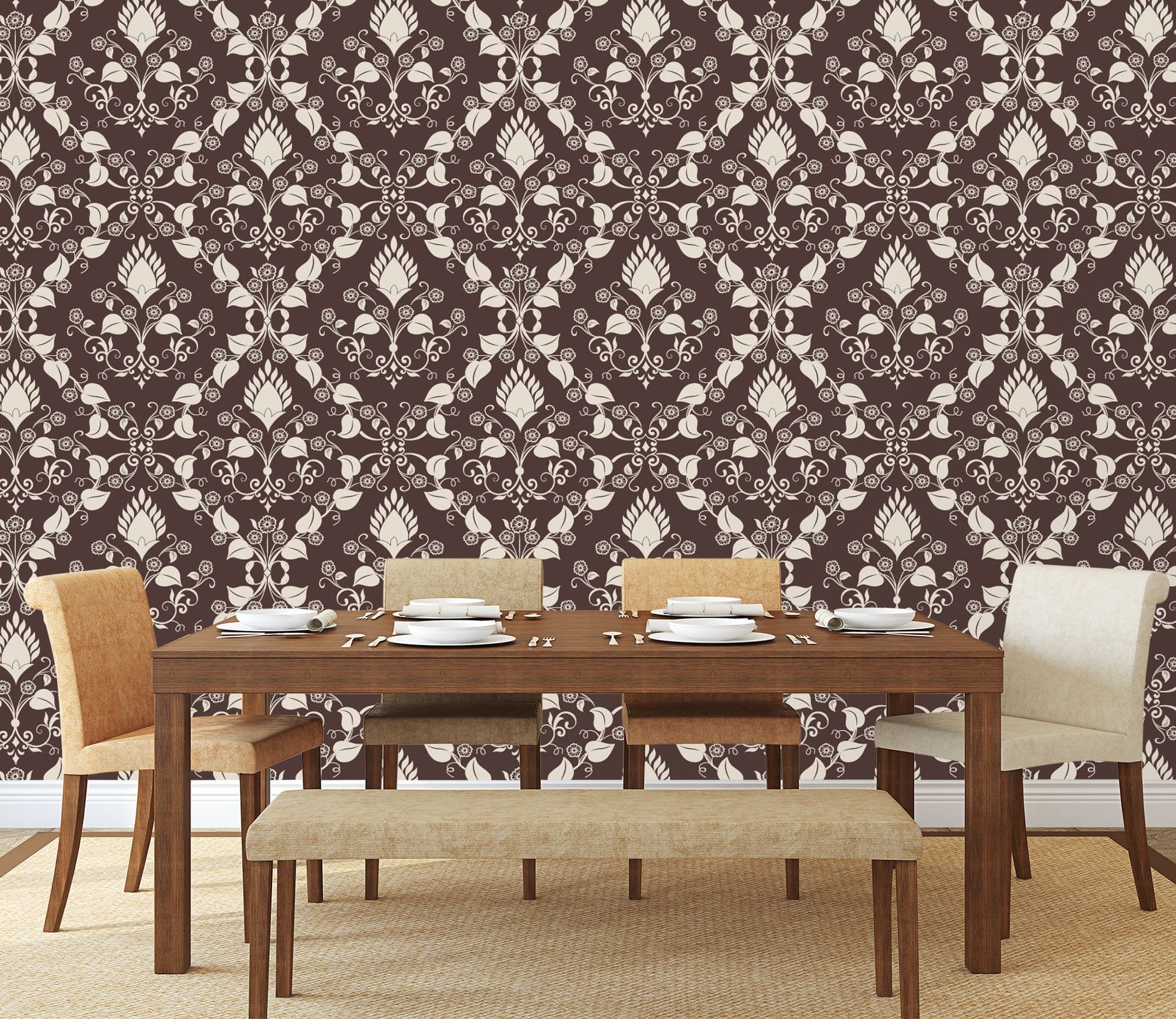 3D Small Flower Pattern 282 Wallpaper AJ Wallpaper