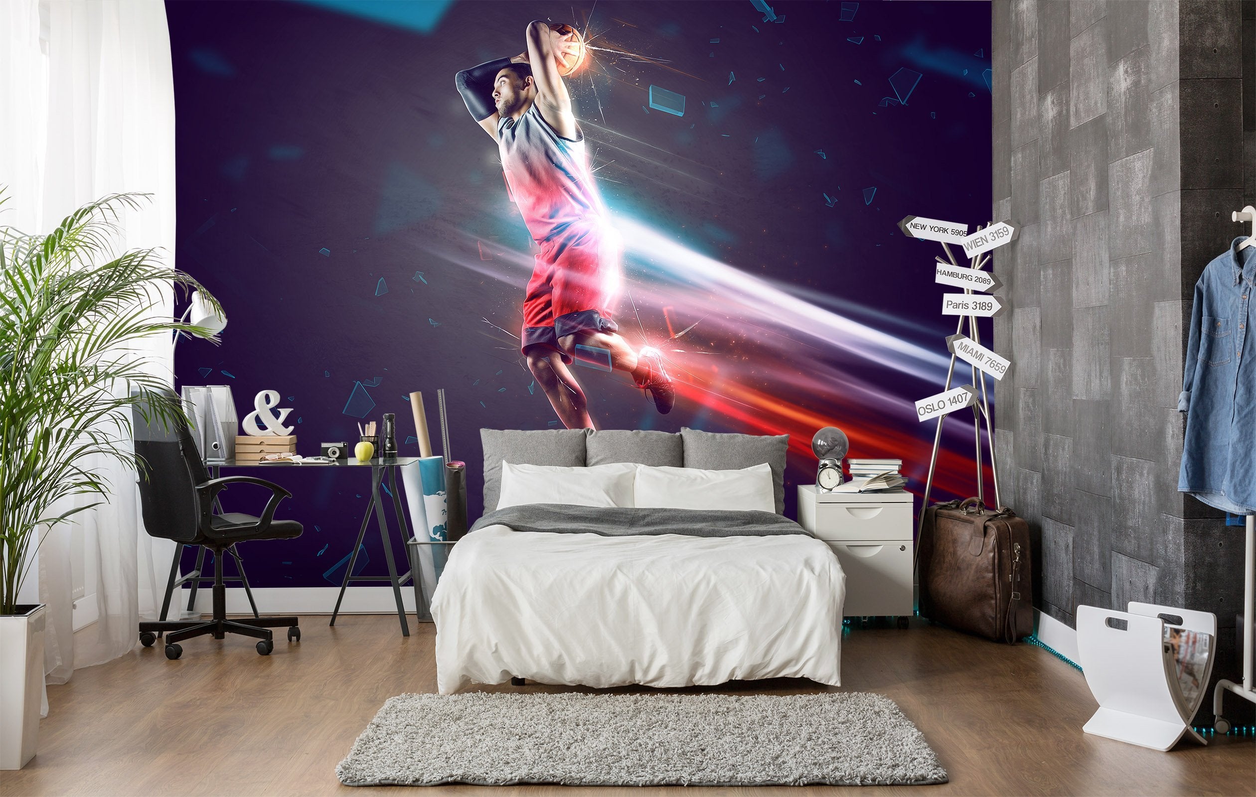 3D Dunk Action Basketball 7124 Wallpaper AJ Wallpaper 2