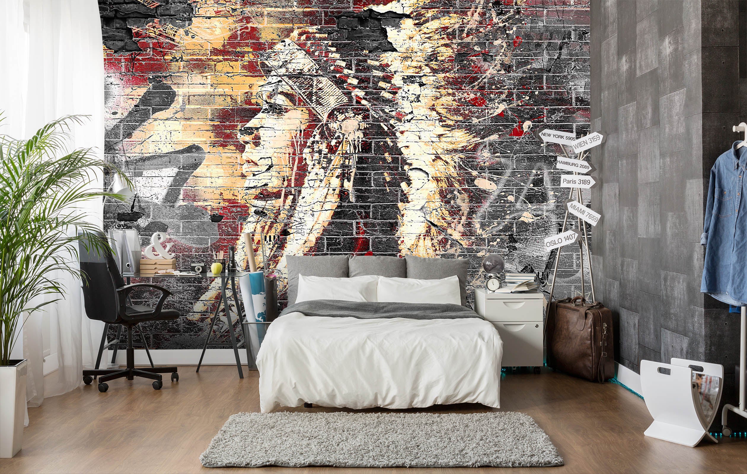 3D Doodle Avatar 1739 Wall Murals
