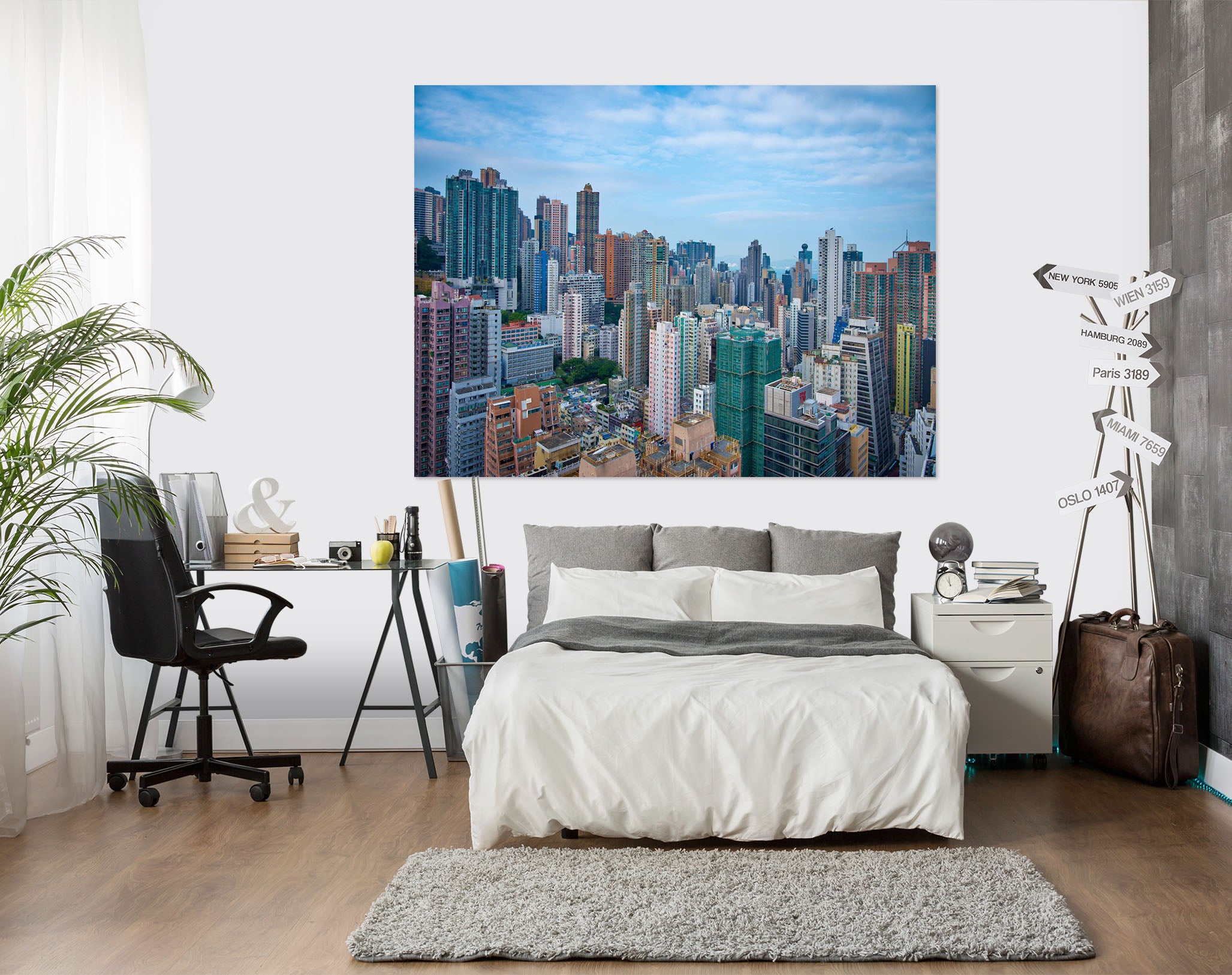 3D Tall Building 157 Marco Carmassi Wall Sticker