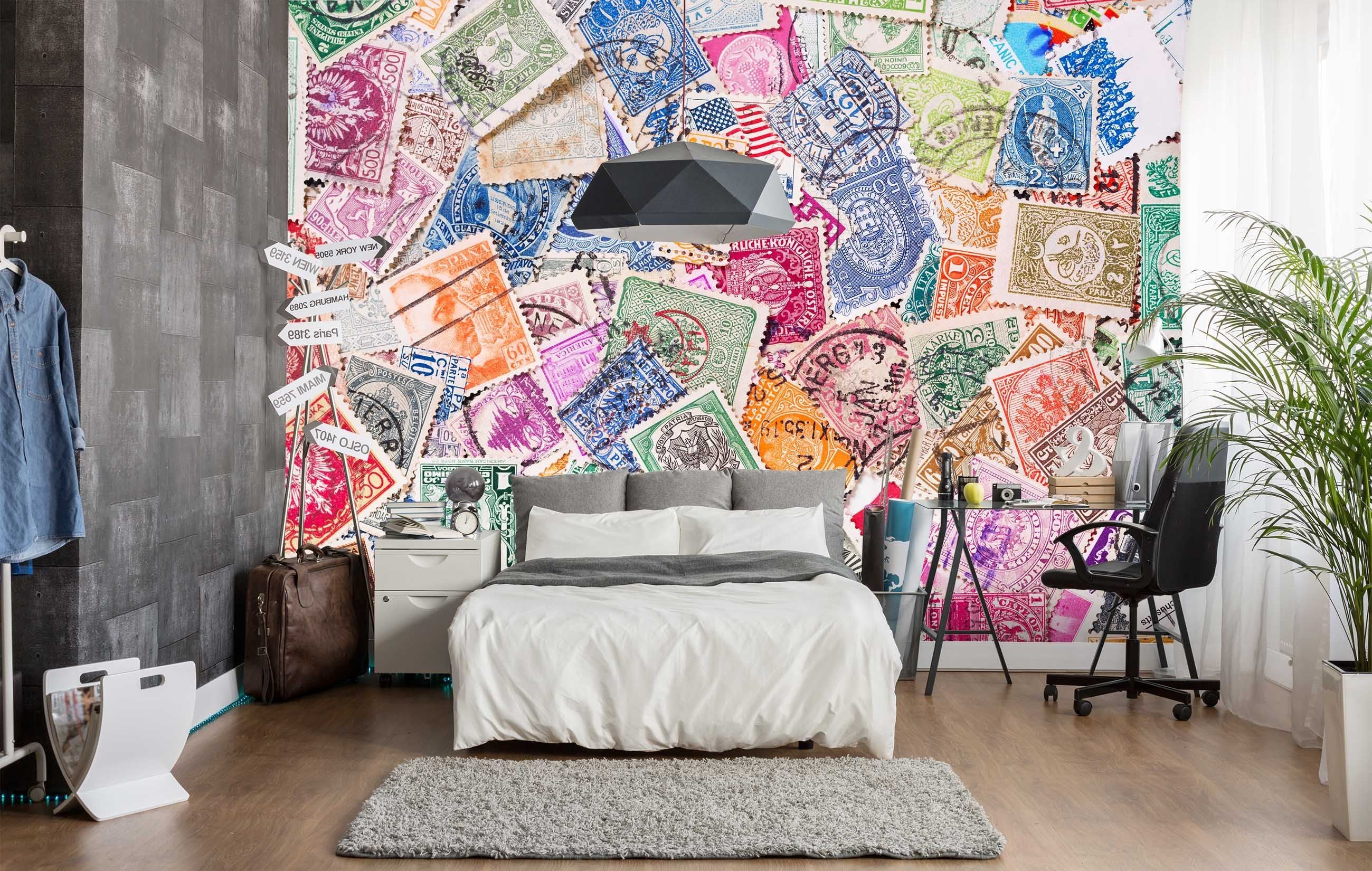 3D Collection Stamps 045 Wallpaper AJ Wallpaper