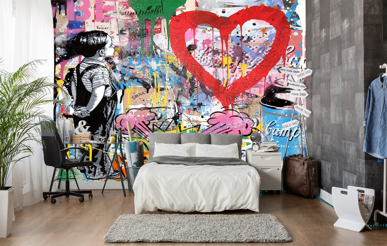 3D Interesting Graffiti 1 Wallpaper AJ Wallpaper 2