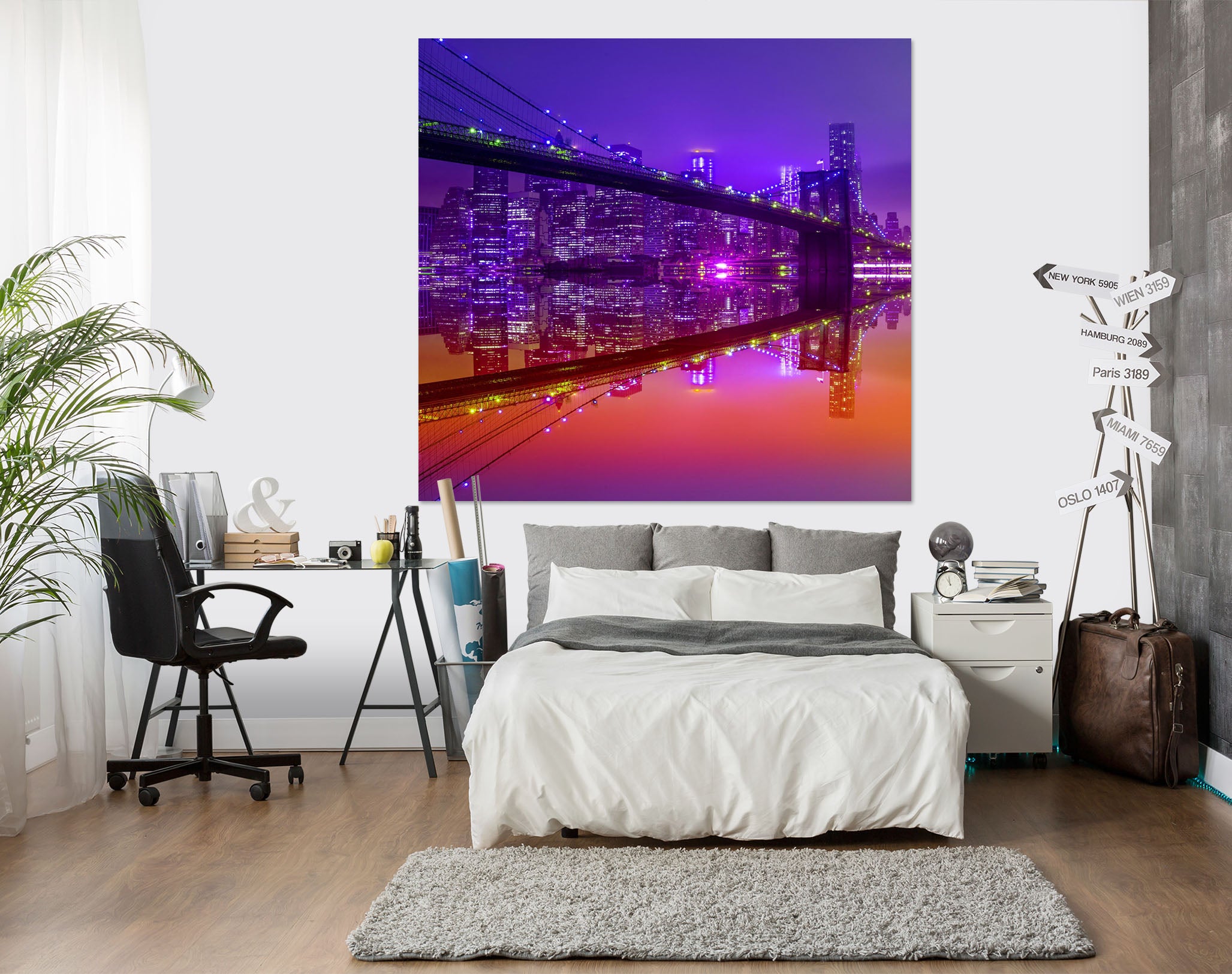 3D Viaduct 116 Marco Carmassi Wall Sticker