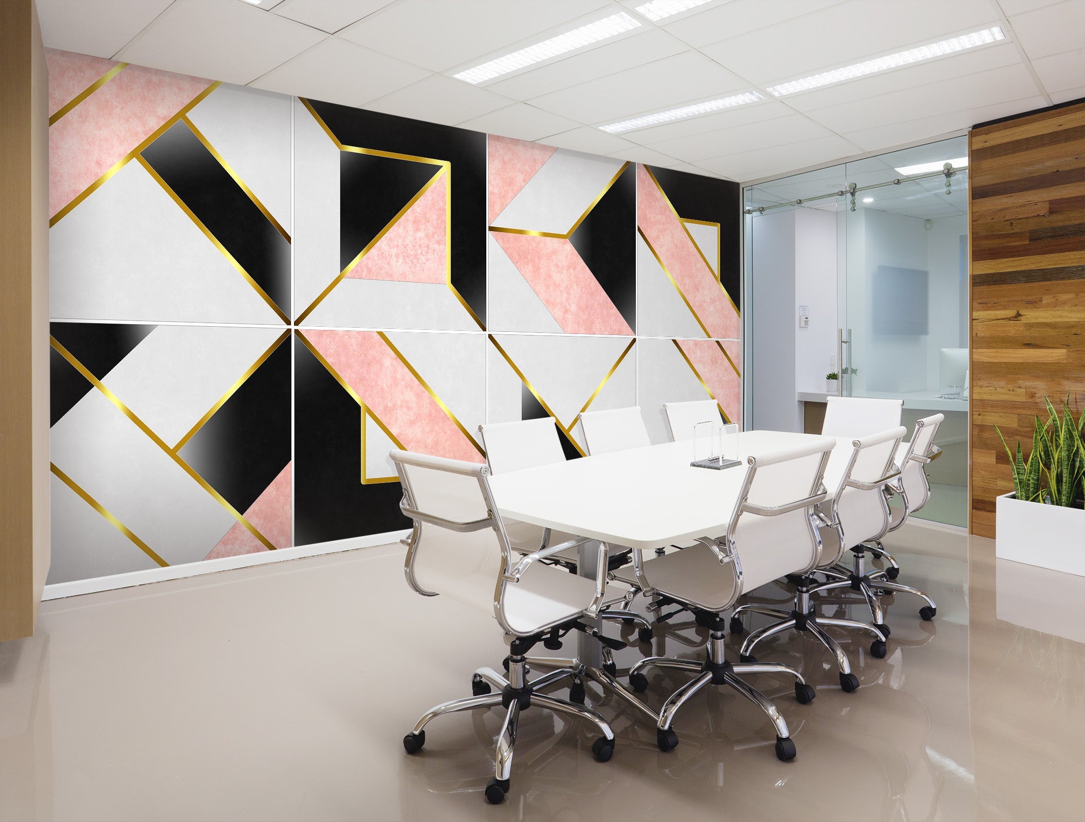 3D Pink Marble 046 Wall Murals Wallpaper AJ Wallpaper 2