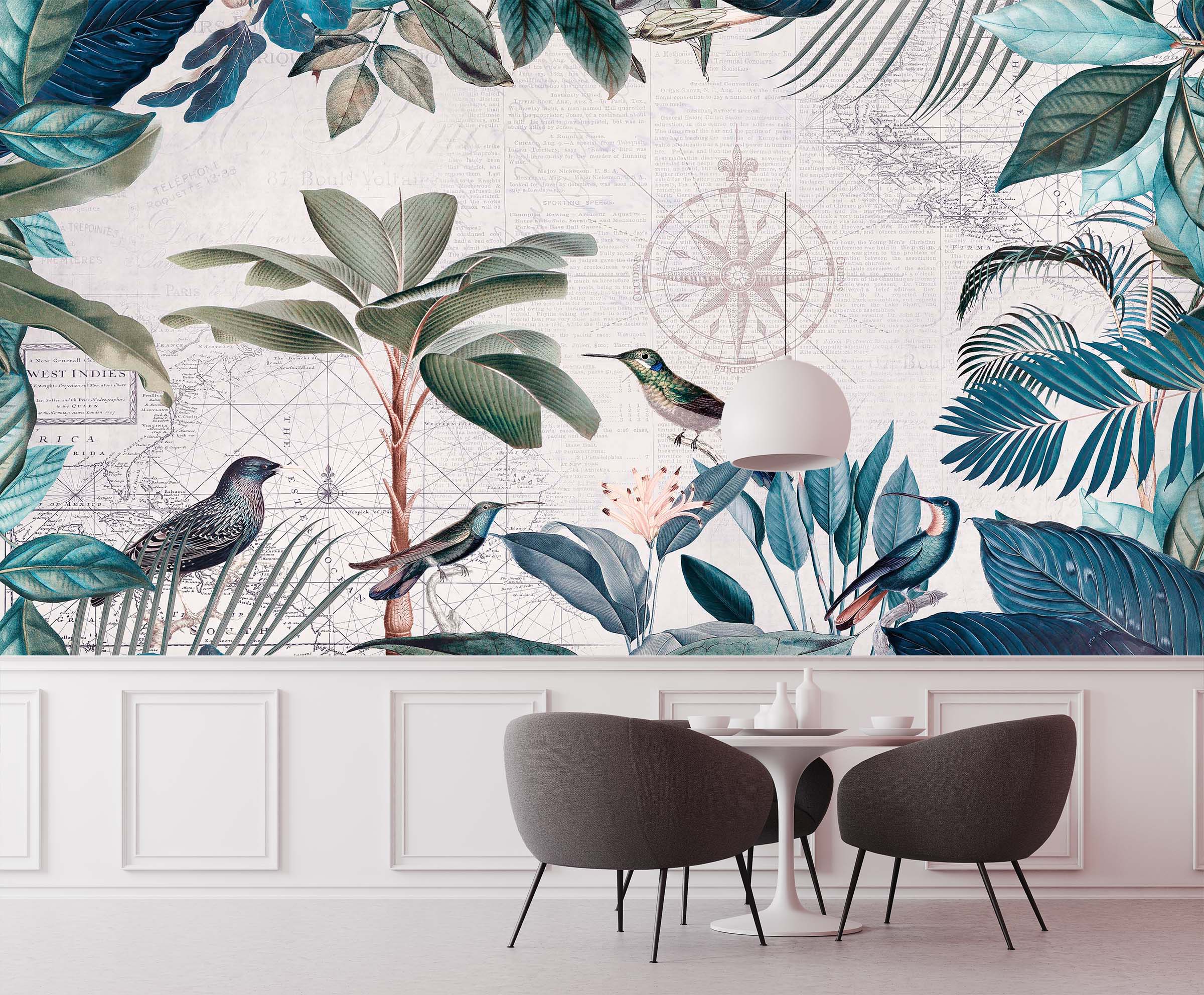 3D Bird Singing 1020 Andrea haase Wall Mural Wall Murals