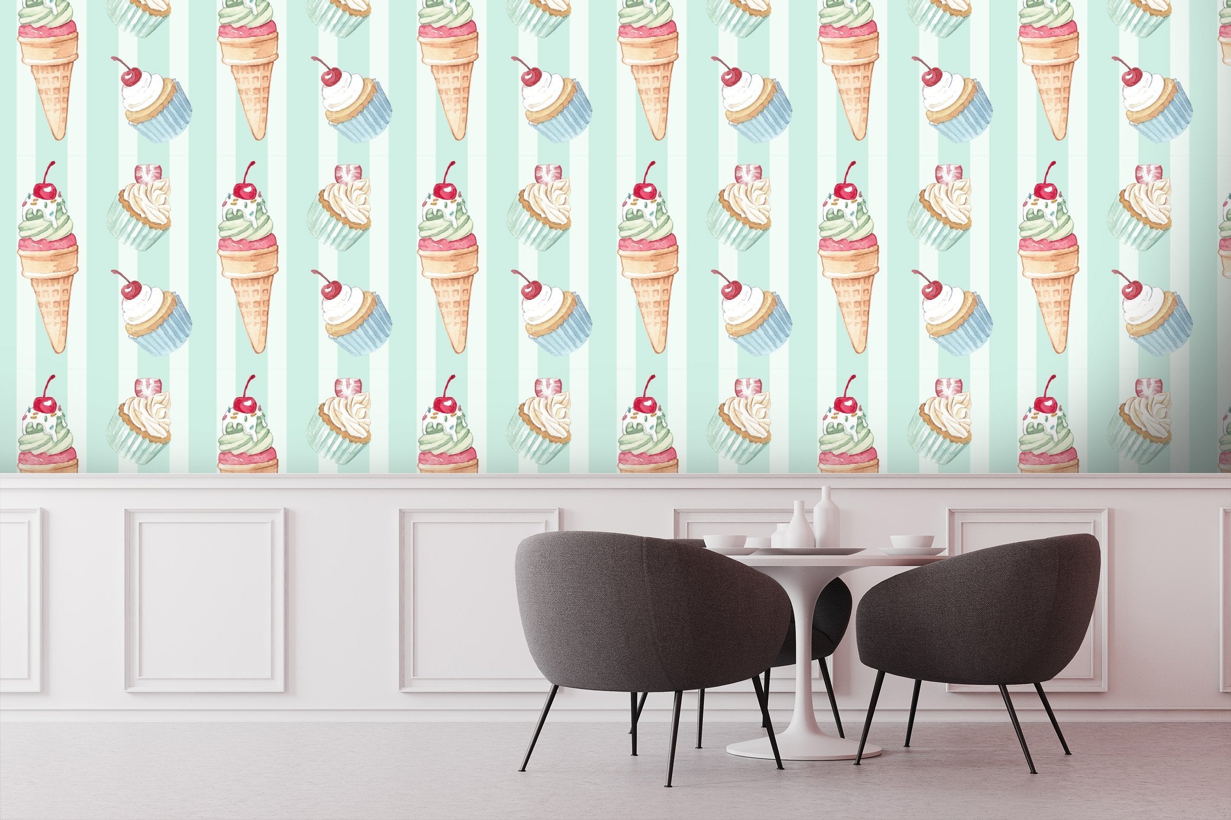 3D Cherry Ice Cream 124 Wallpaper AJ Wallpaper 2