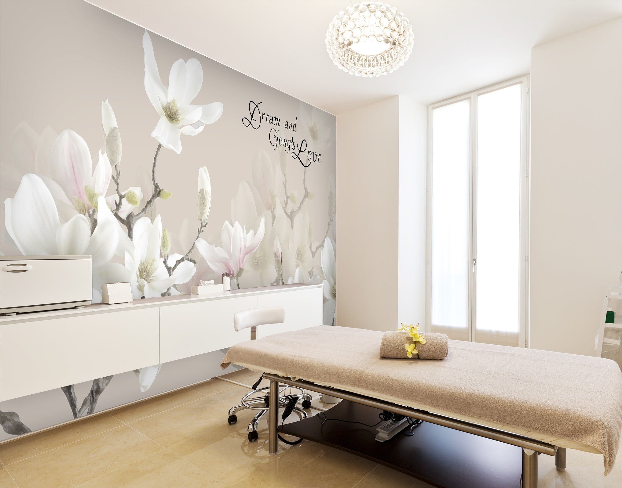 3D White Plum 098 Wall Murals Wallpaper AJ Wallpaper 2