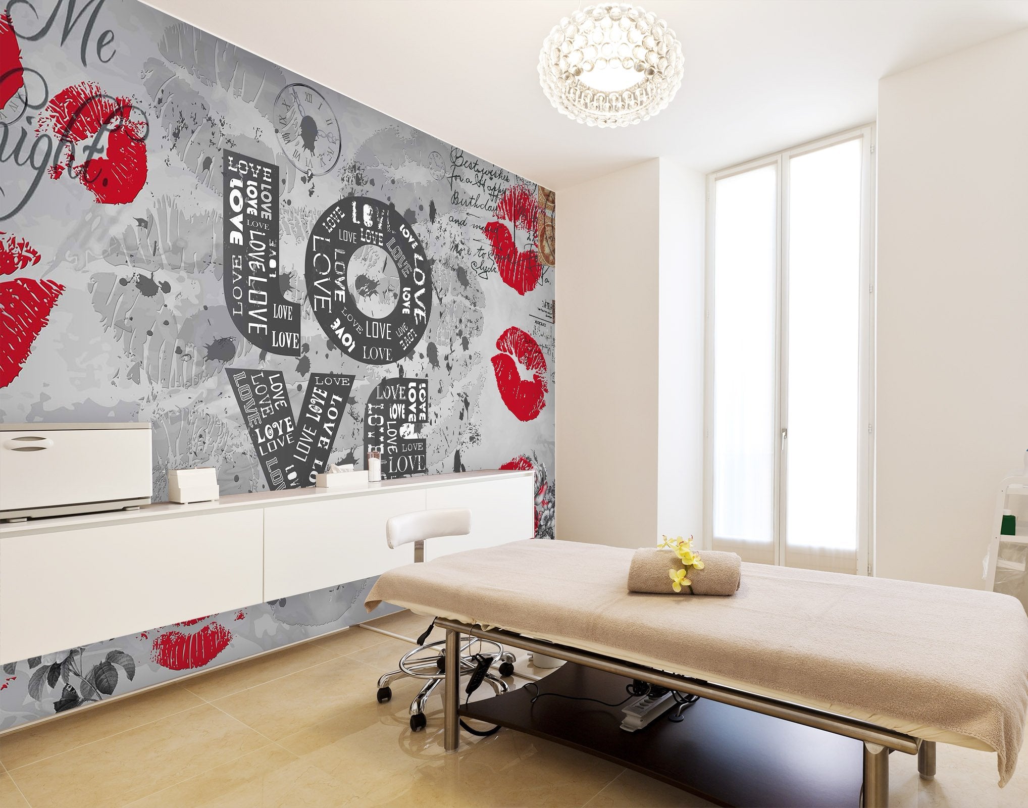 3D Beautiful Red Lips 064 Wall Murals Wallpaper AJ Wallpaper 2