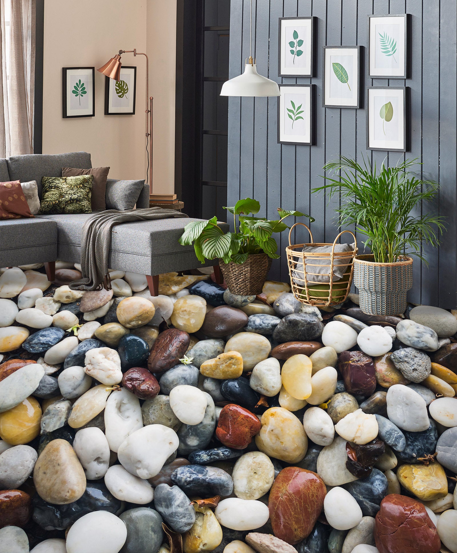 3D Cobblestone Memory 1424 Floor Mural Wallpaper Murals Self-Adhesive Removable Print Epoxy