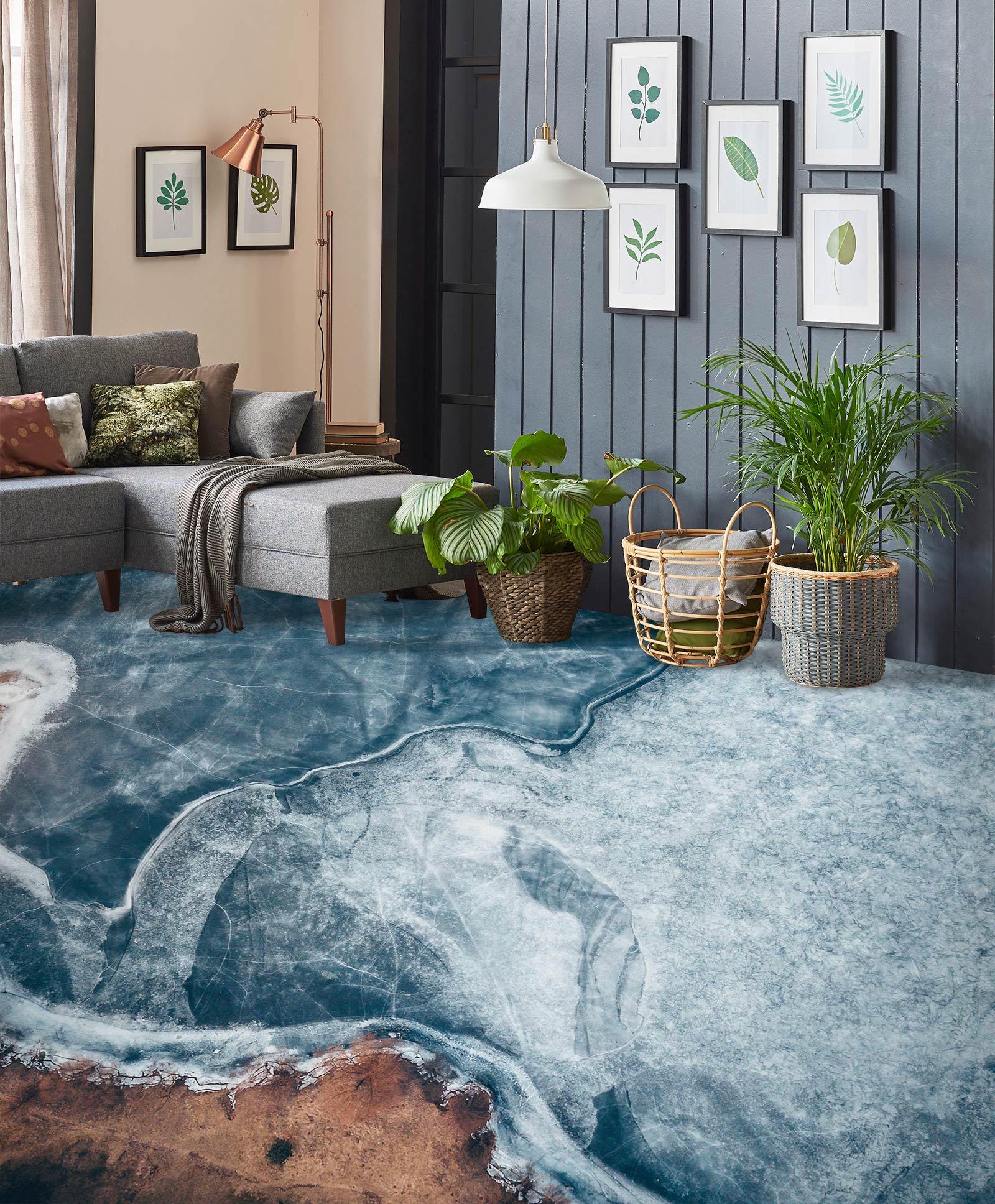 3D Advanced Sea Art 458 Floor Mural Wallpaper Murals Rug & Mat Print Epoxy waterproof bath floor