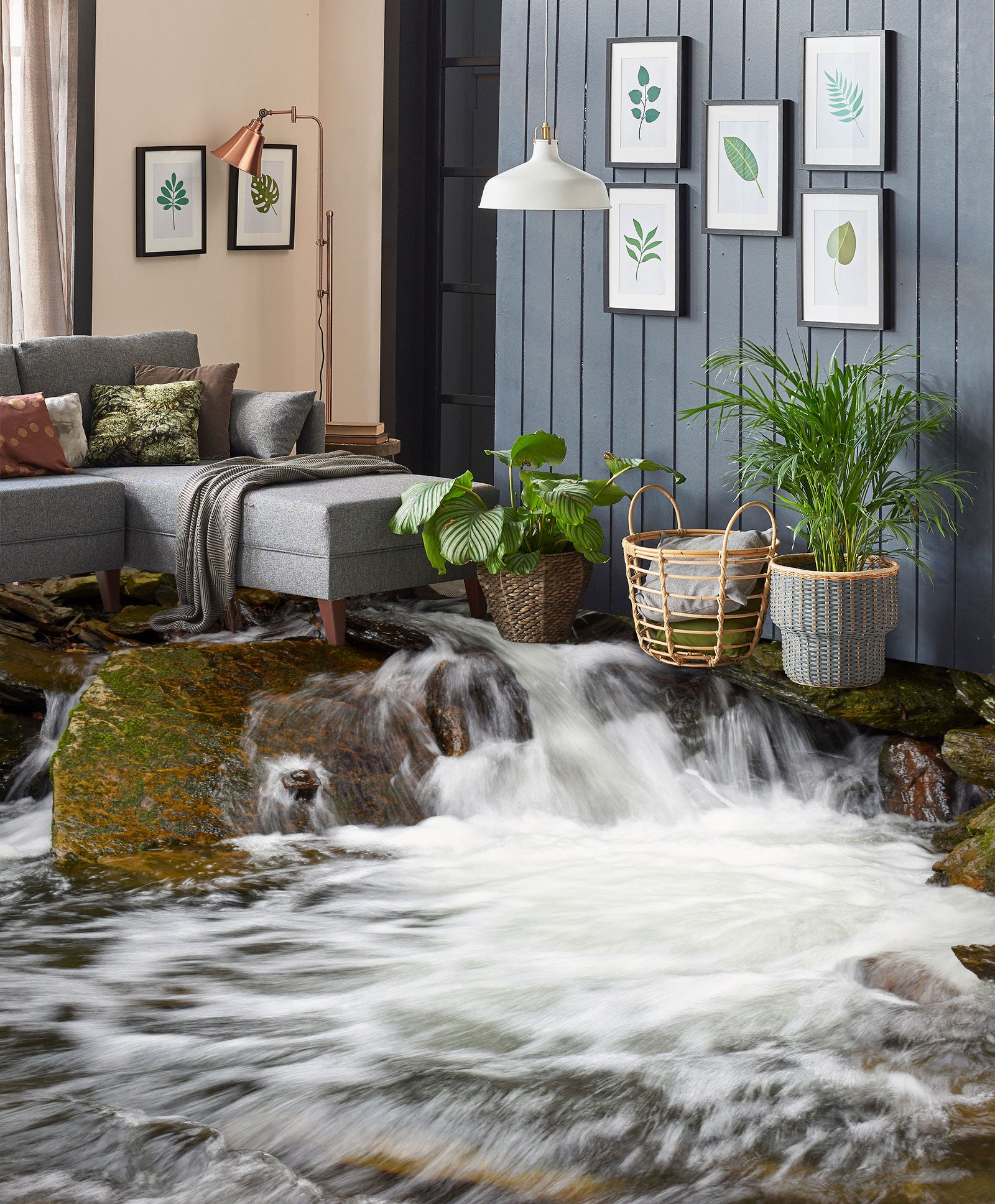 3D Fierce Water Whirlpool 1085 Floor Mural Wallpaper Murals Self-Adhesive Removable Print Epoxy