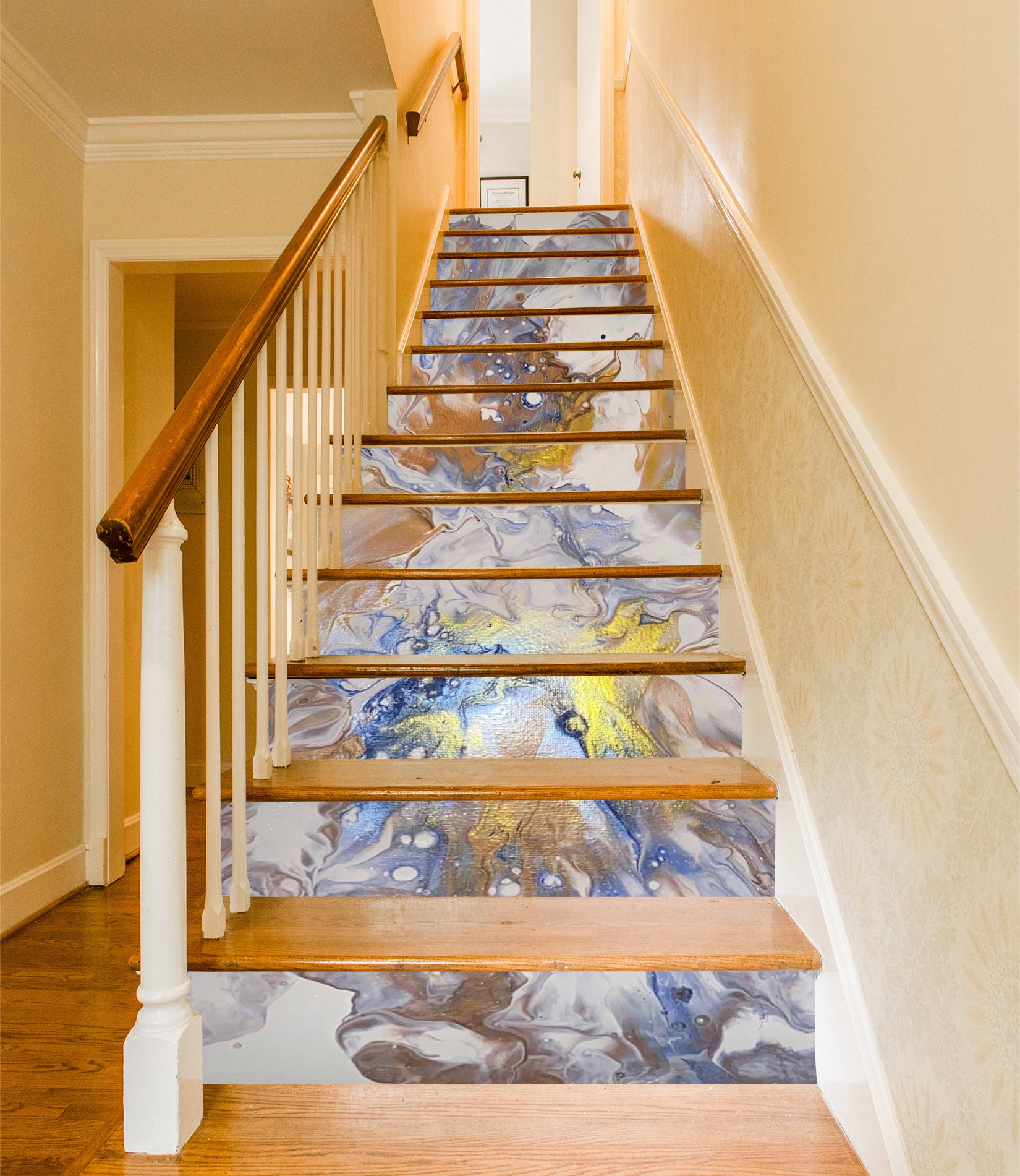 3D Water Pigment 3322 Valerie Latrice Stair Risers