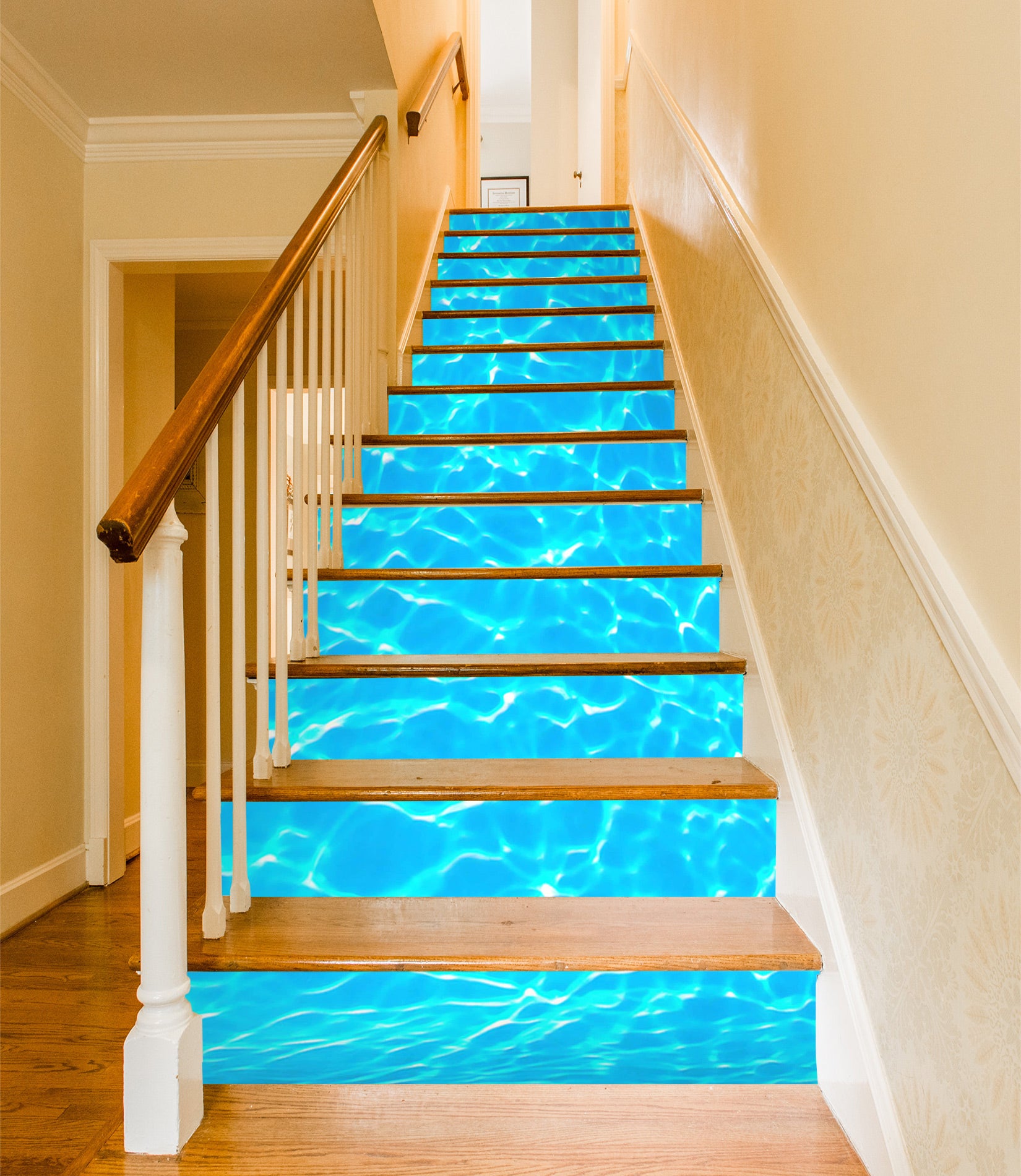 3D Ripples Of Light 036 Stair Risers