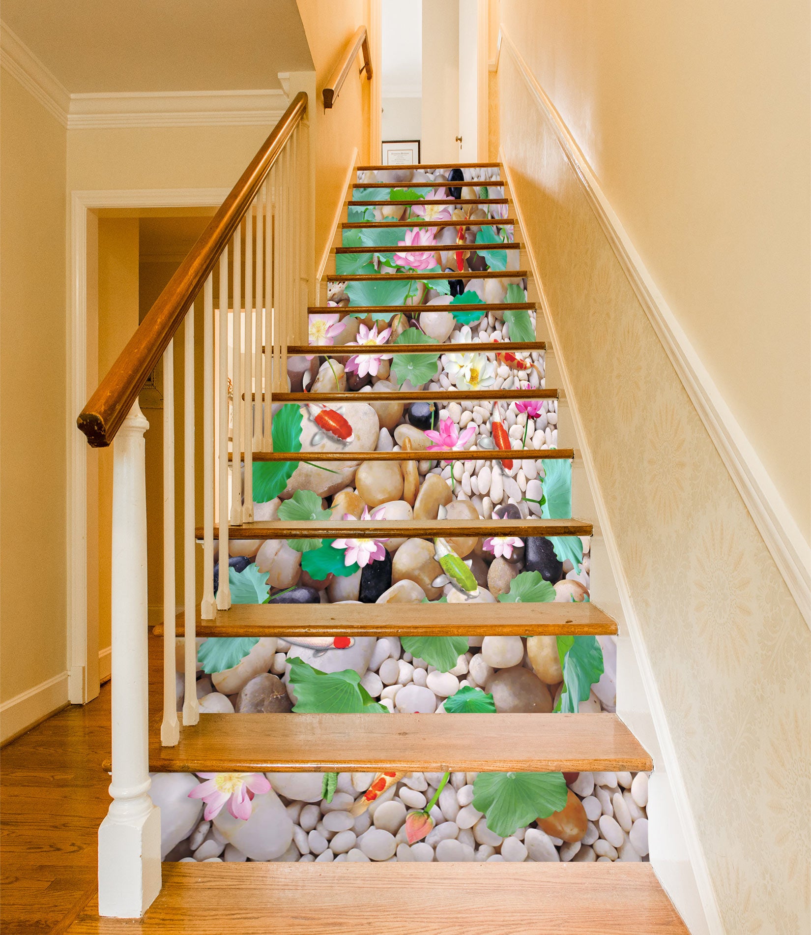 3D Rich River Bottom 030 Stair Risers