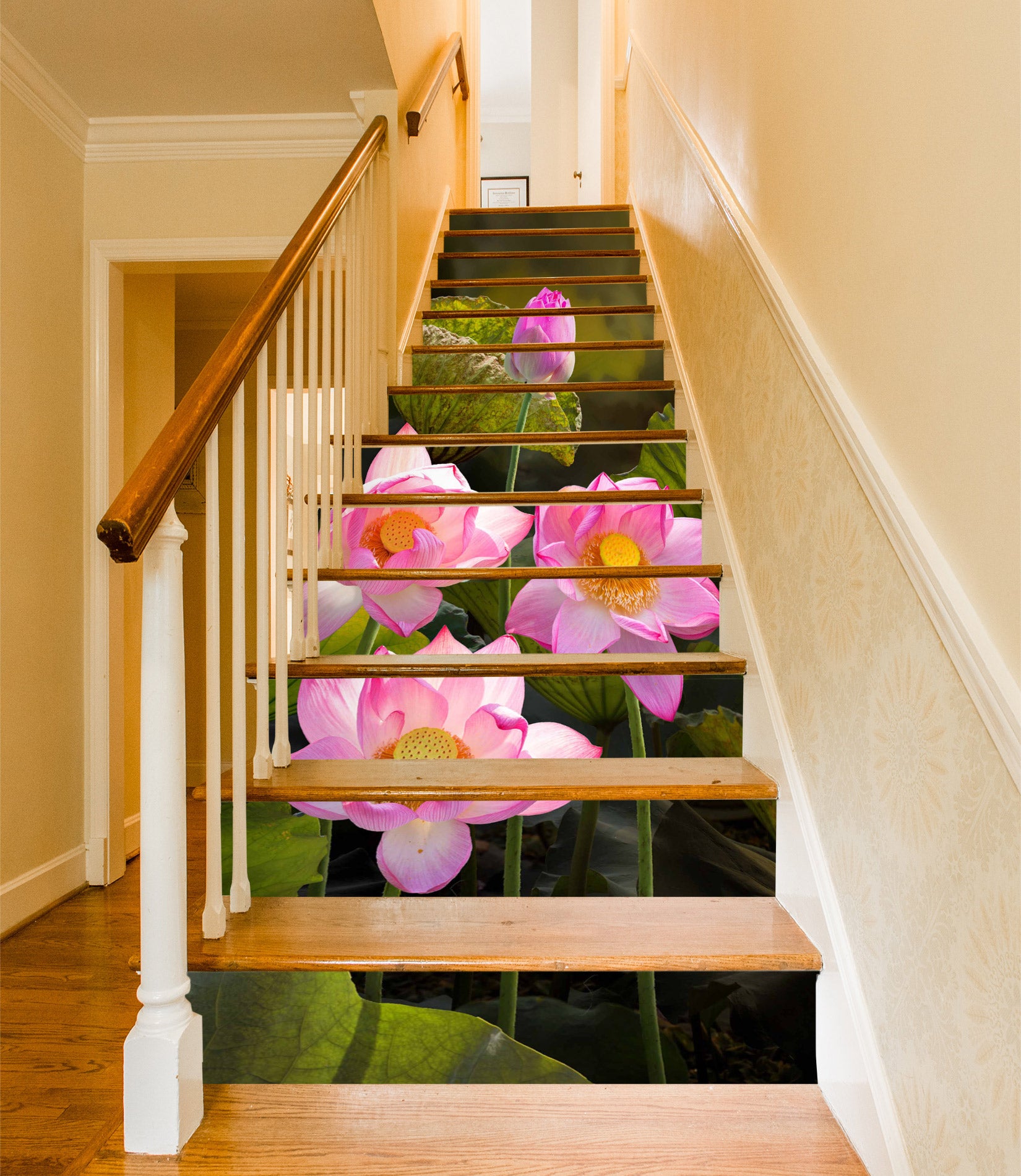 3D Elegant And Clean Lotus 526 Stair Risers