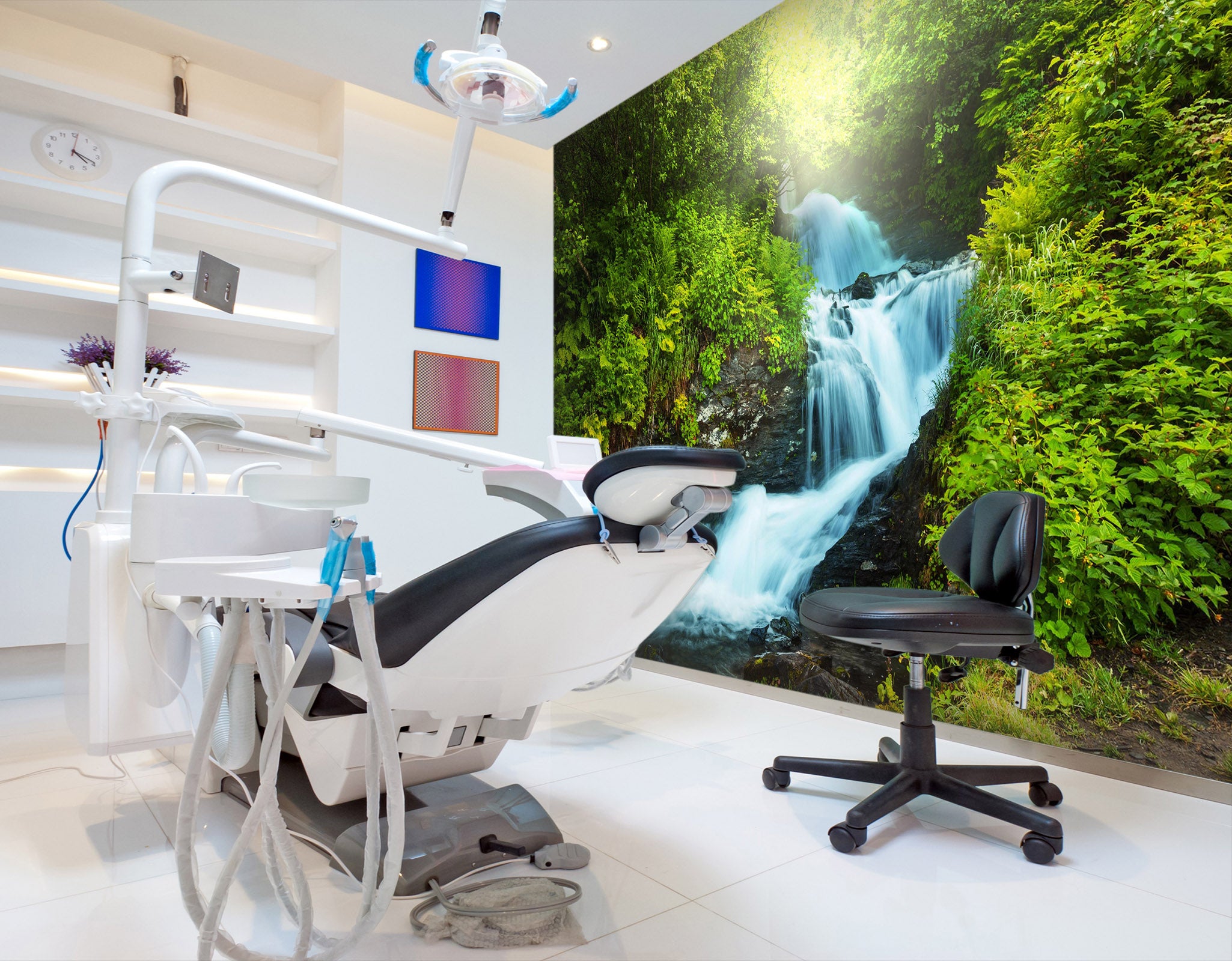 3D Small Waterfall 058 Wall Murals