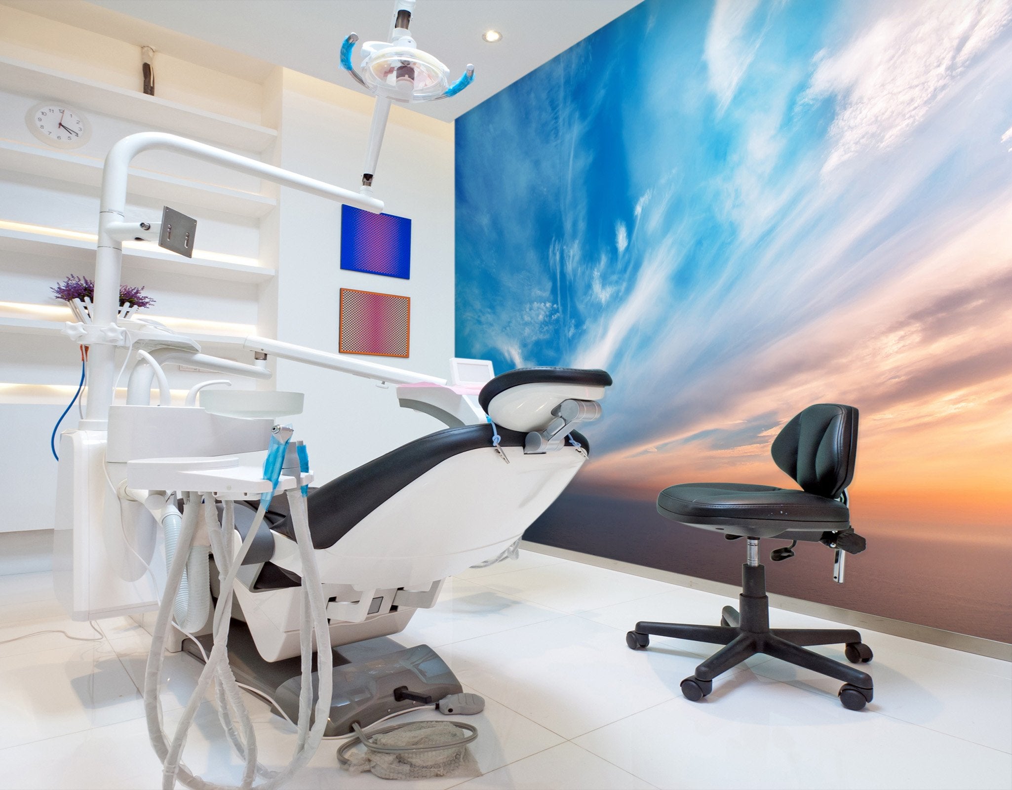 3D Beautiful Blue Sky 010 Wall Murals Wallpaper AJ Wallpaper 2