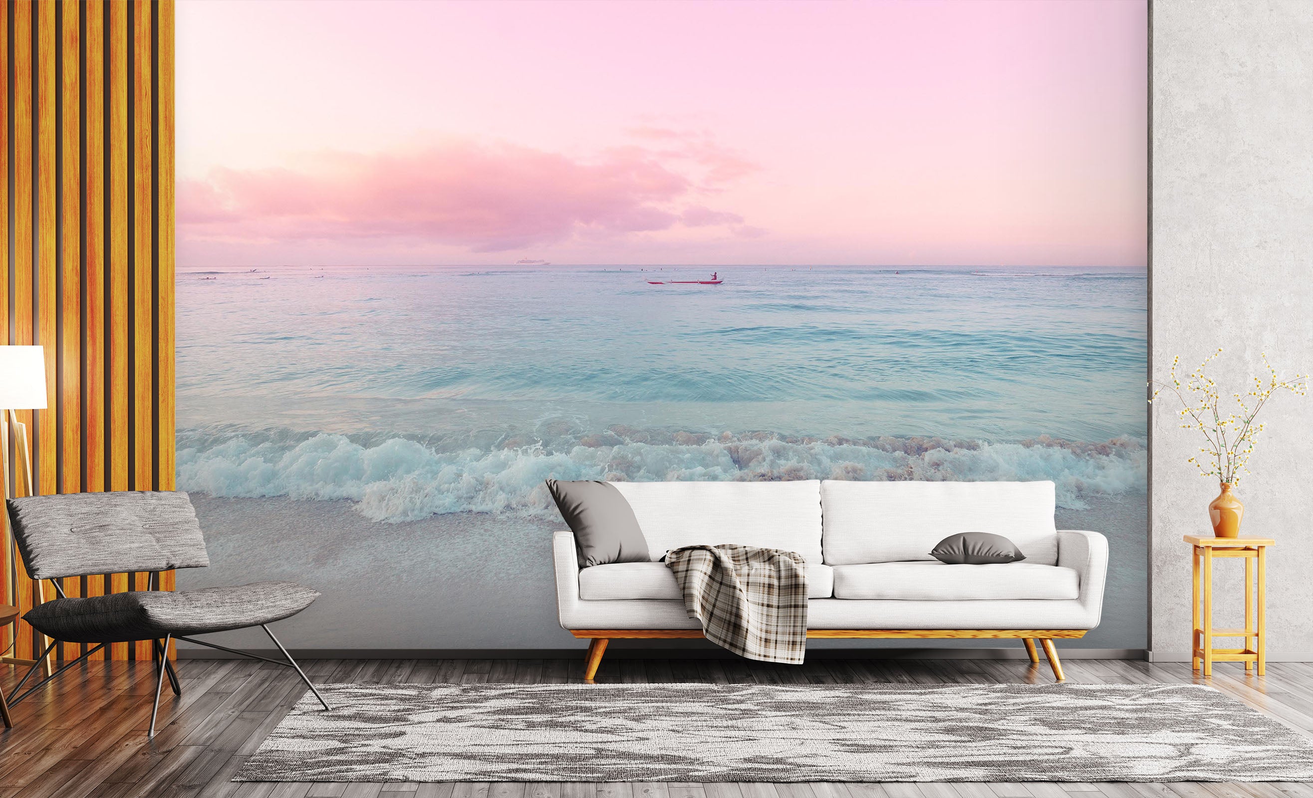 3D Pink Clouds 113 Noirblanc777 Wall Mural Wall Murals
