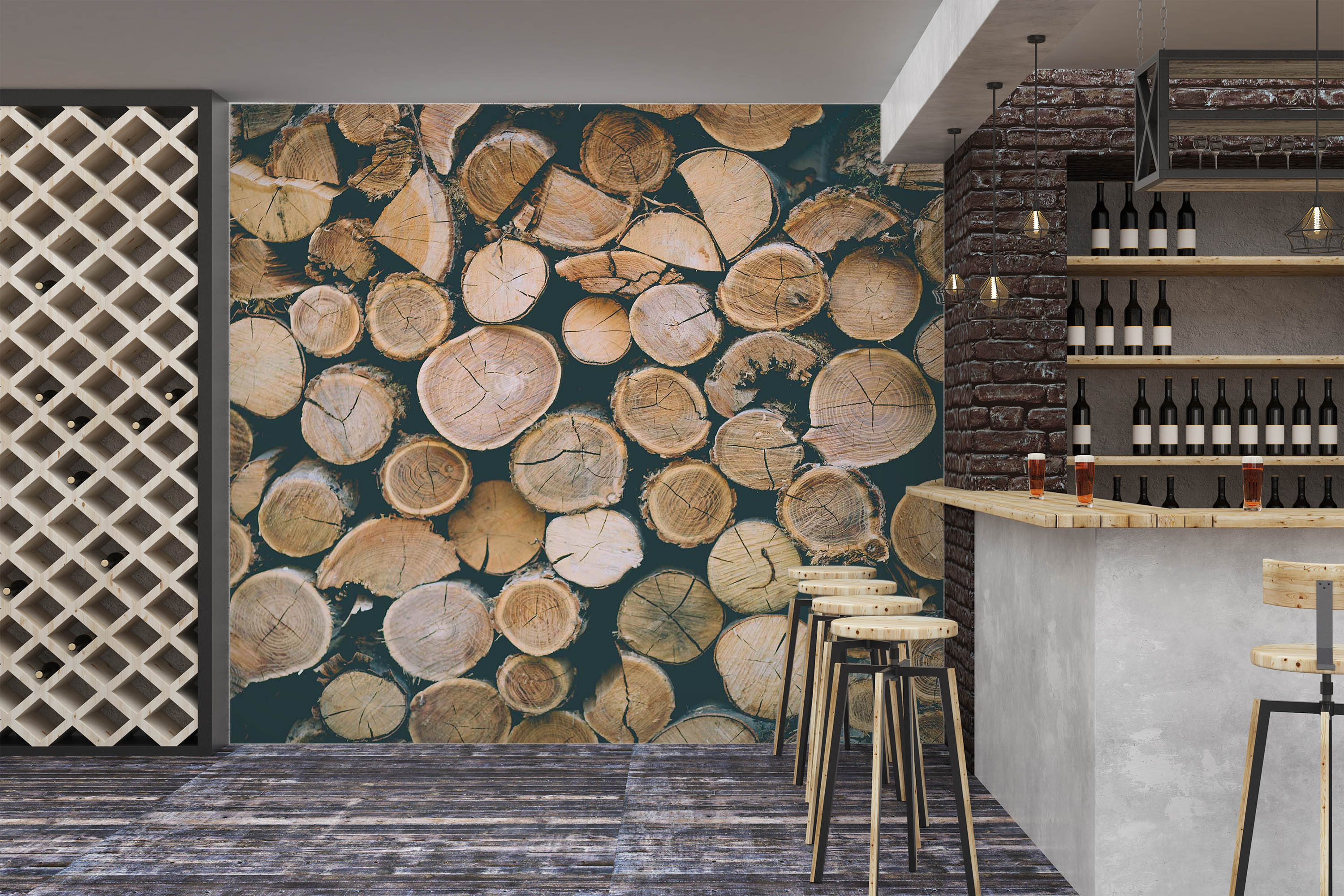 3D Color Room 1484 Wall Murals