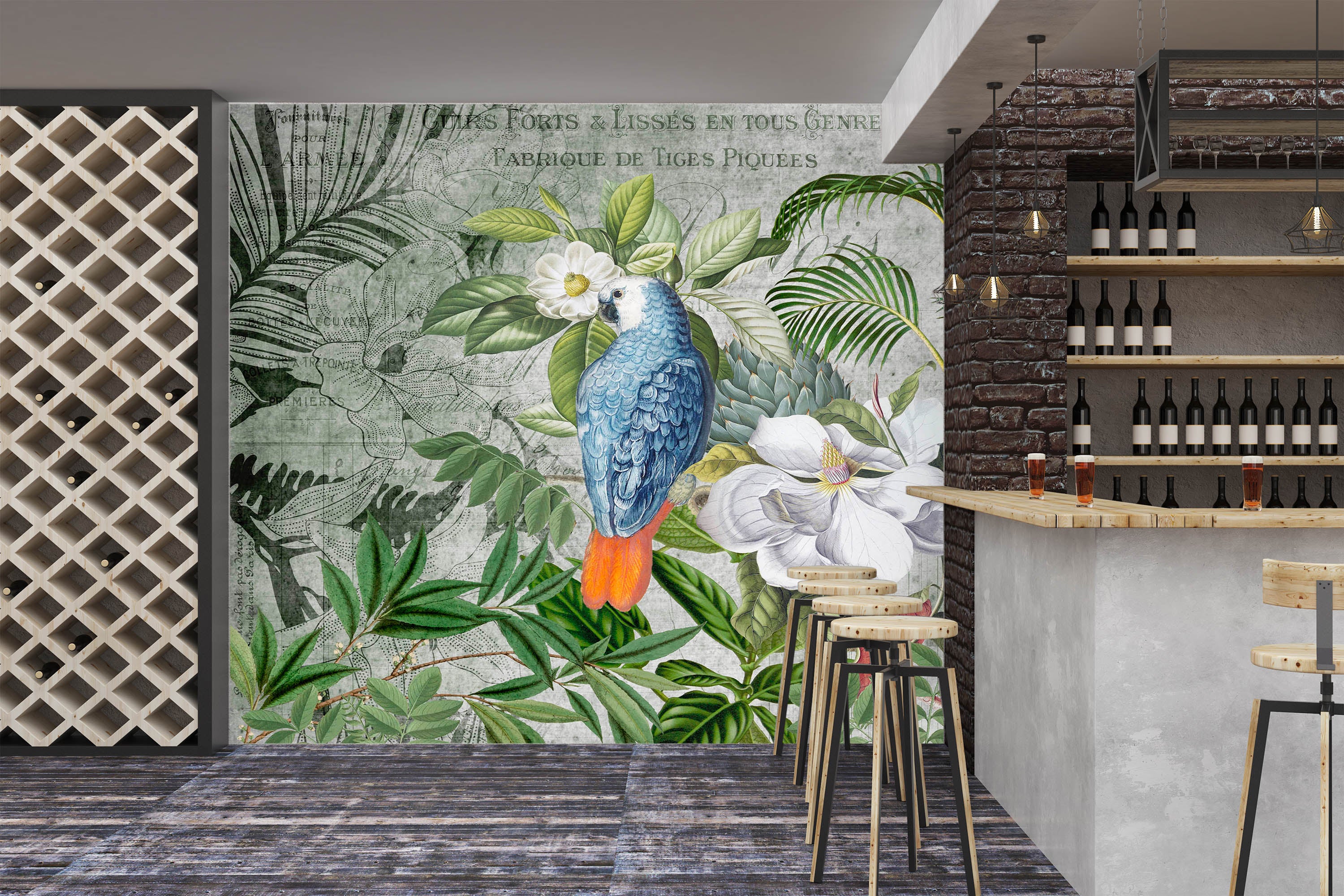 3D Kingdom Of Birds 1426 Andrea haase Wall Mural Wall Murals