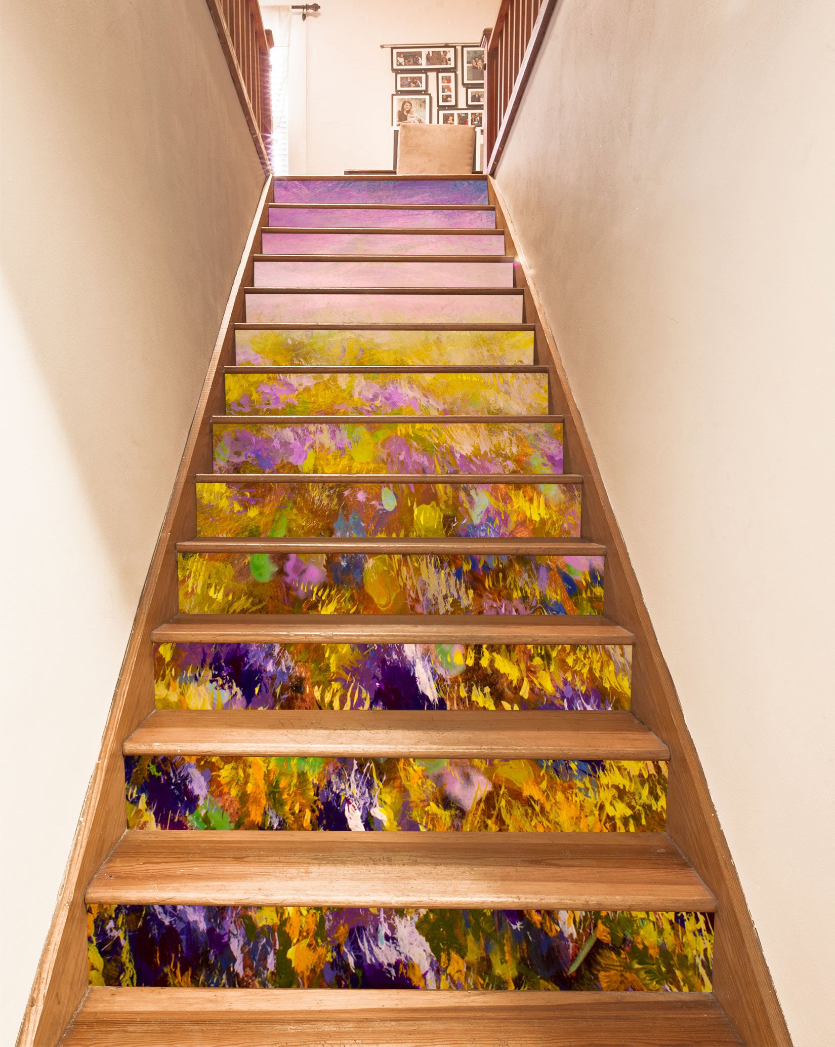3D Dreamy Warm World 503 Stair Risers