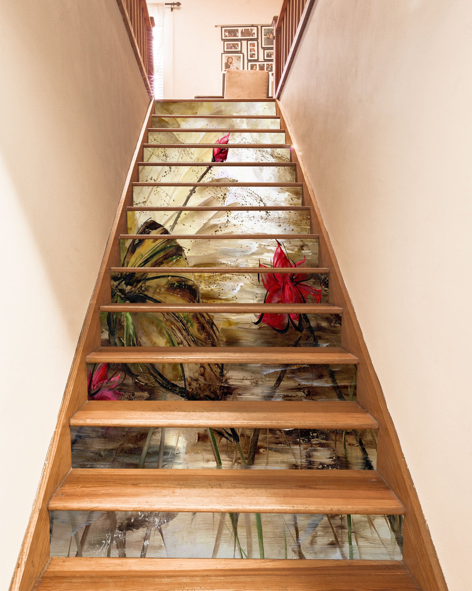 3D Decay In Full Bloom 068 Stair Risers