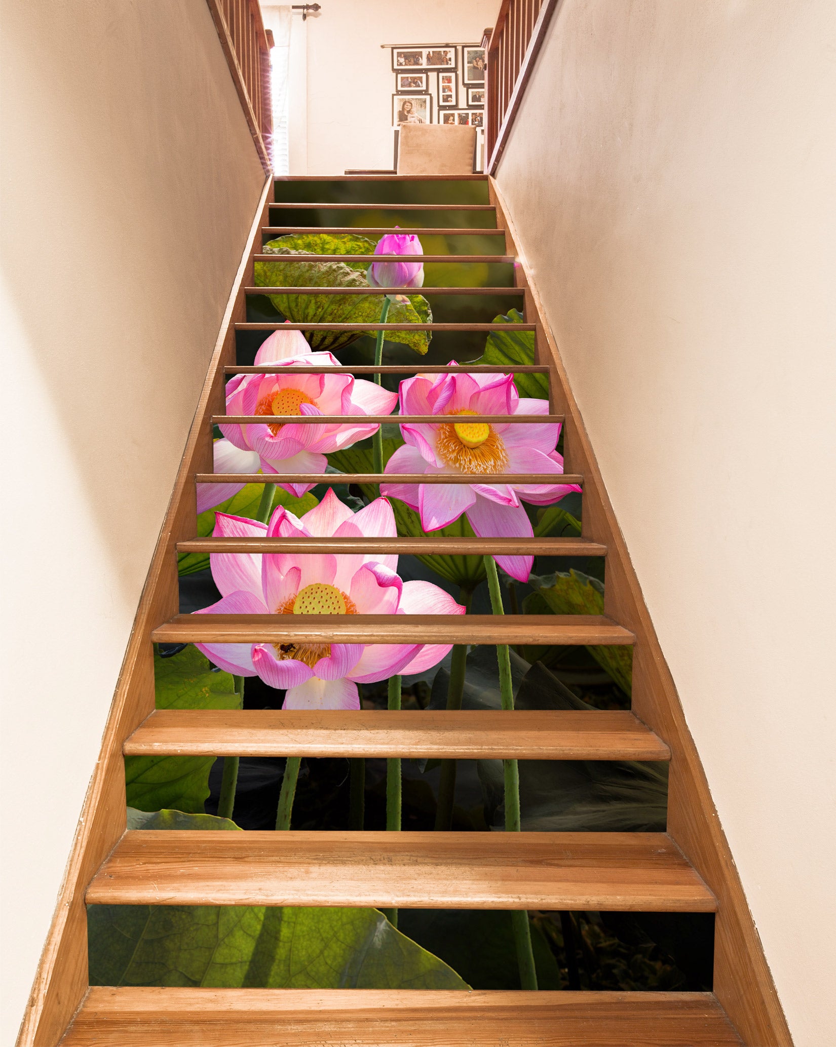 3D Elegant And Clean Lotus 526 Stair Risers
