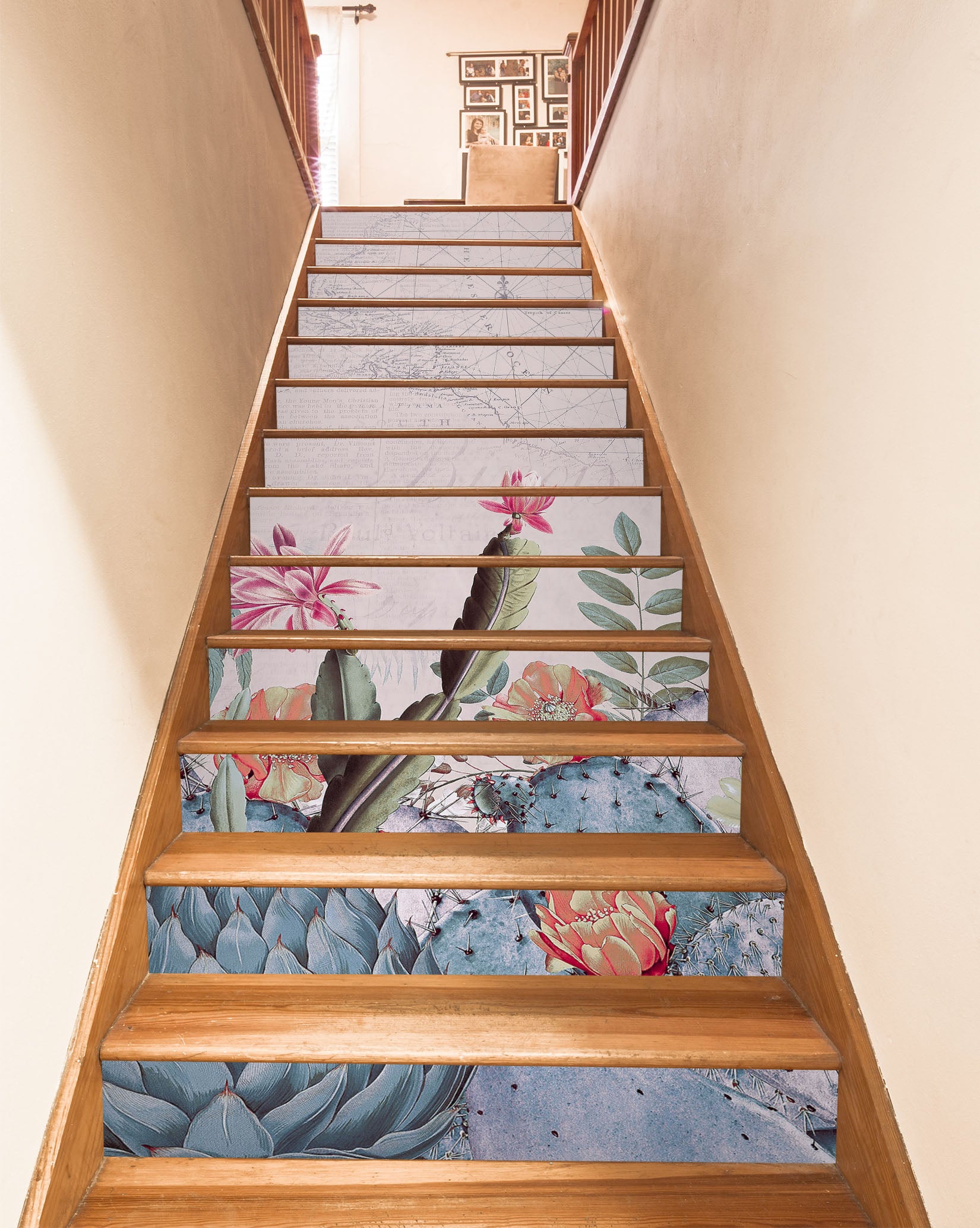 3D Cactus Bush 109197 Andrea Haase Stair Risers