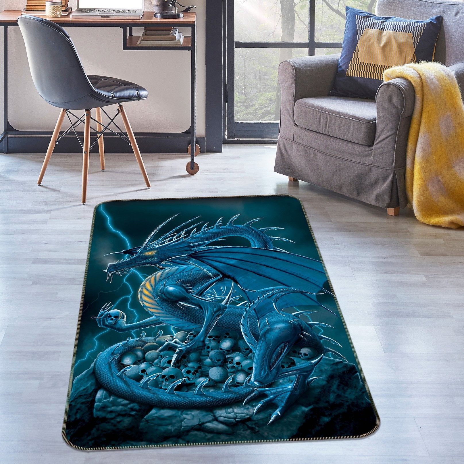 3D Abolisher 1004 Vincent Hie Rug Non Slip Rug Mat Mat AJ Creativity Home