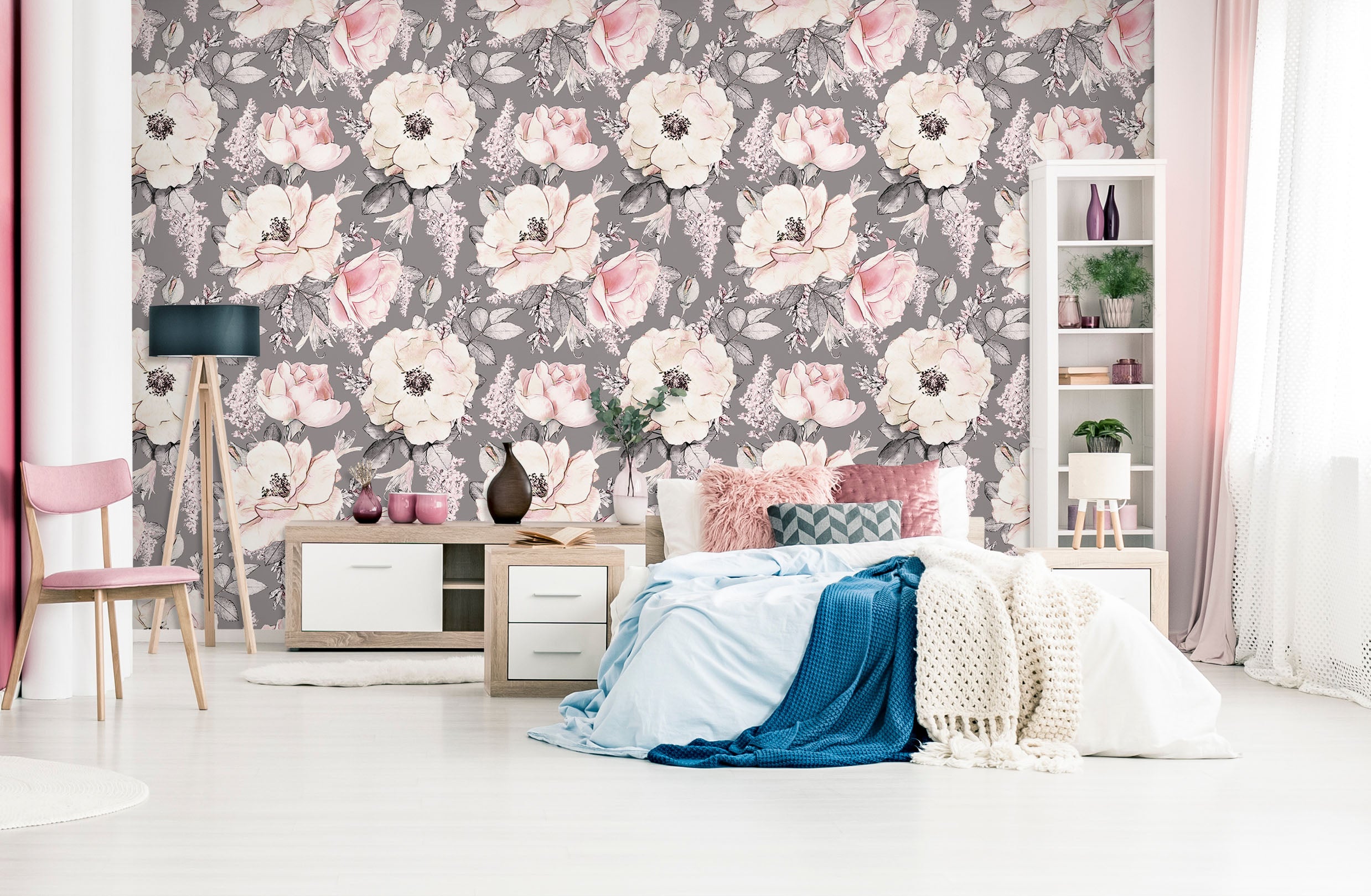 3D Flower 1674 Wall Murals