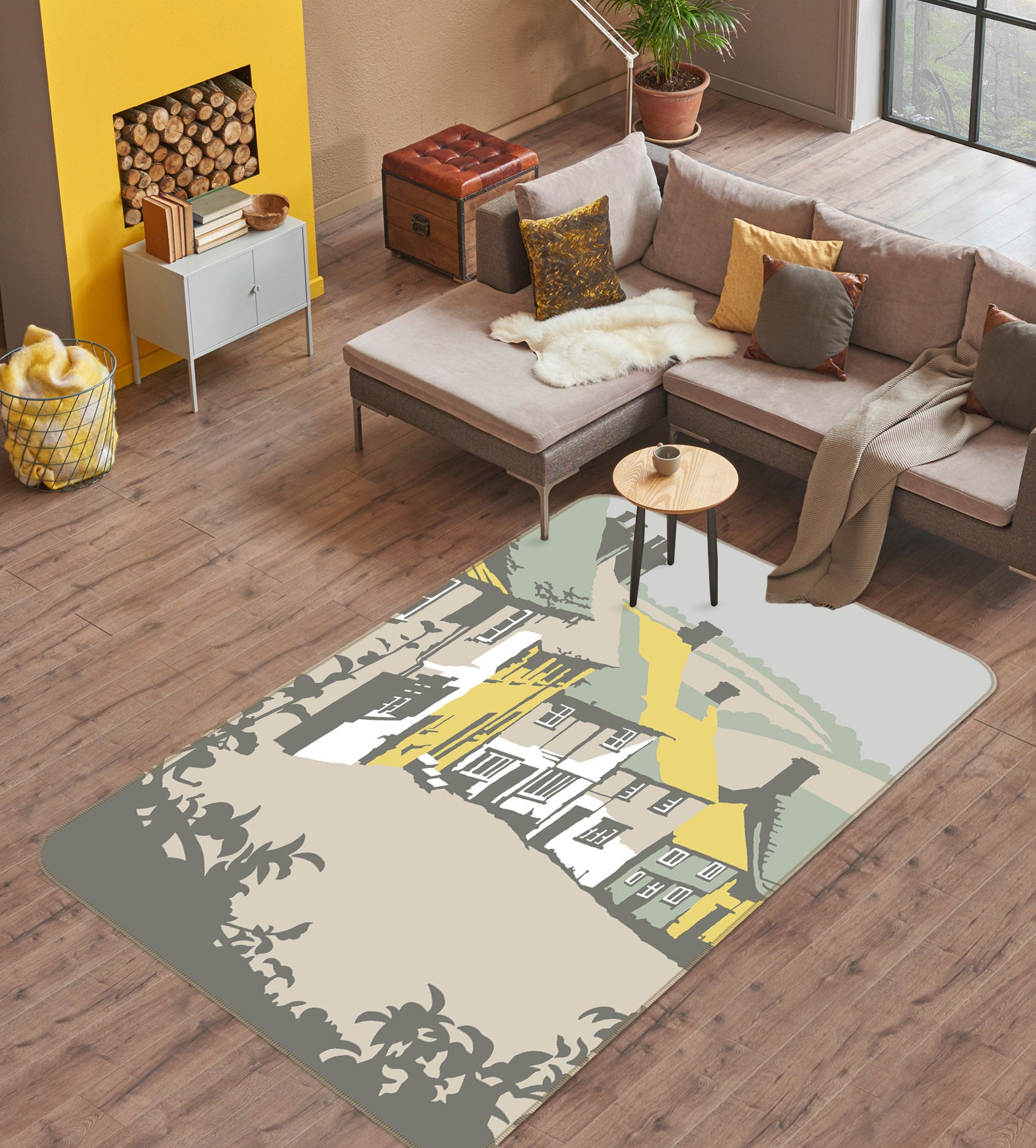 3D Shaftesbury 1143 Steve Read Rug Non Slip Rug Mat
