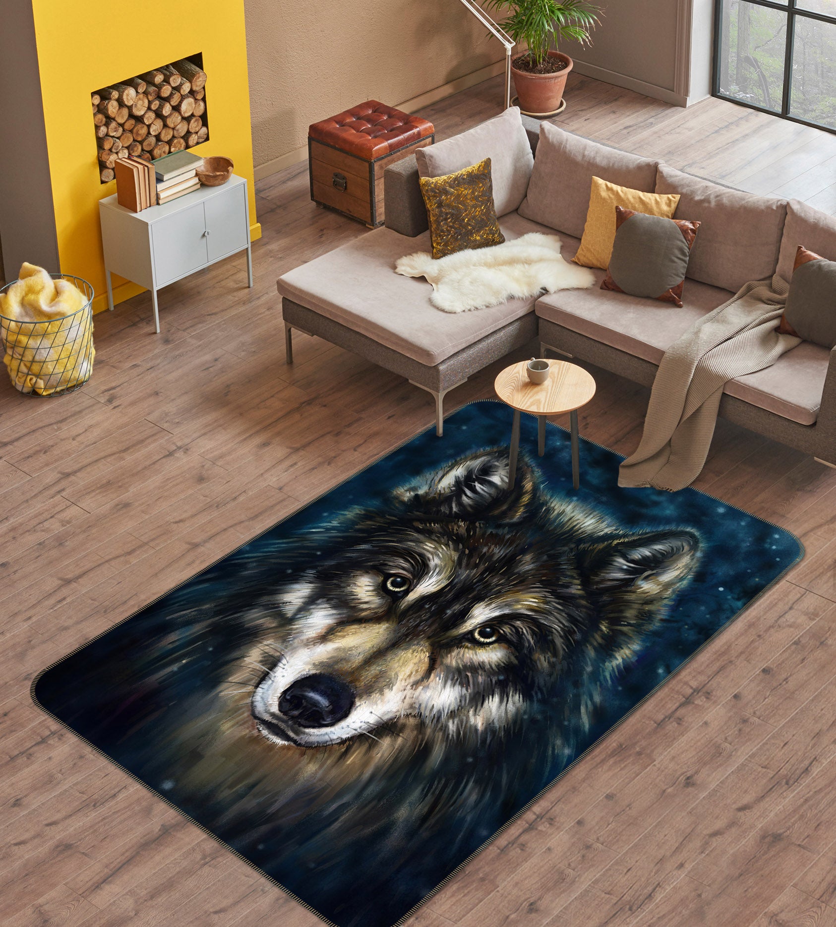 3D Black Puppy 197 Animal Non Slip Rug Mat