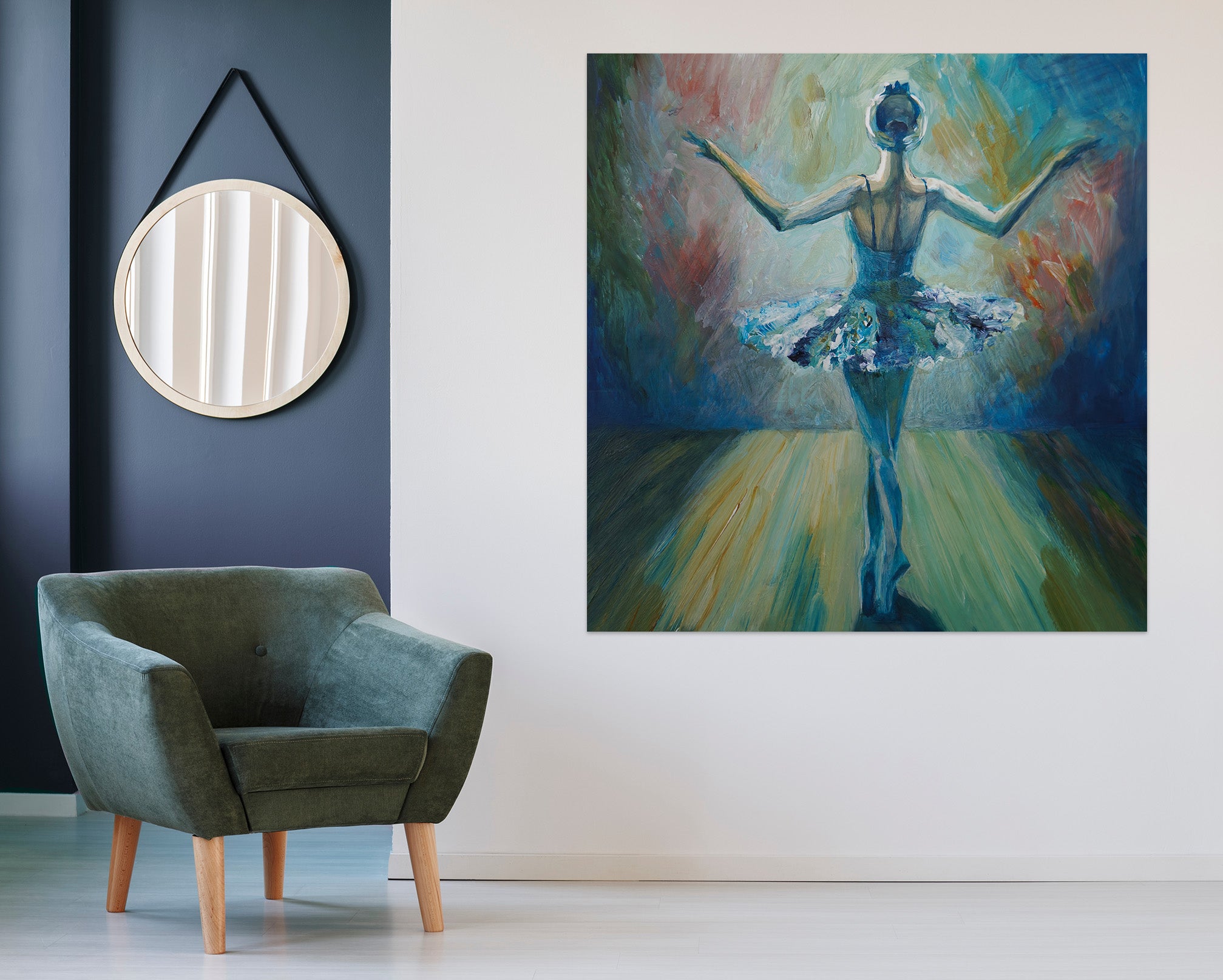 3D Ballet Dancer 1006 Wall Sticker