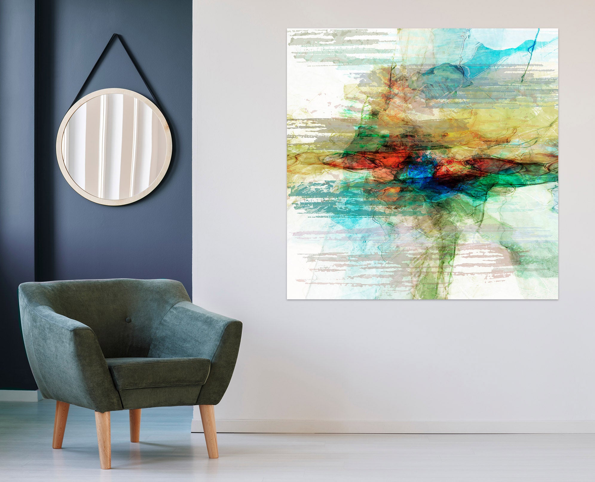 3D Color Light 031 Michael Tienhaara Wall Sticker