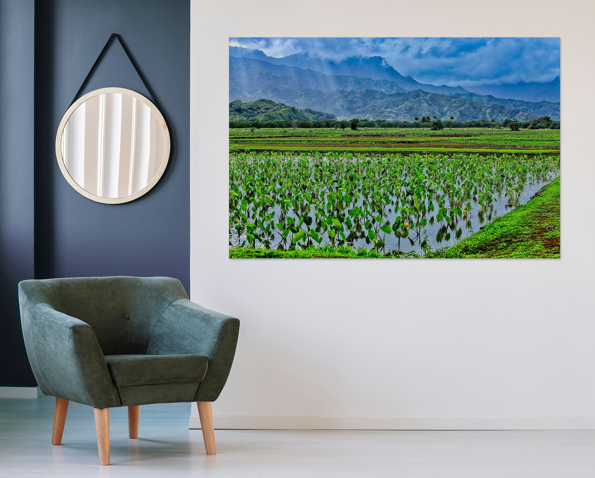 3D Taro Fields 11199 Kathy Barefield Wall Sticker