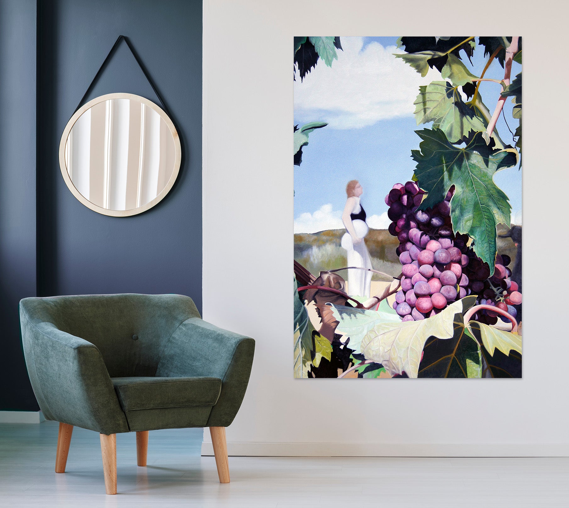 3D Purple Grapes 110140 Matthew Holden Bates Wall Sticker