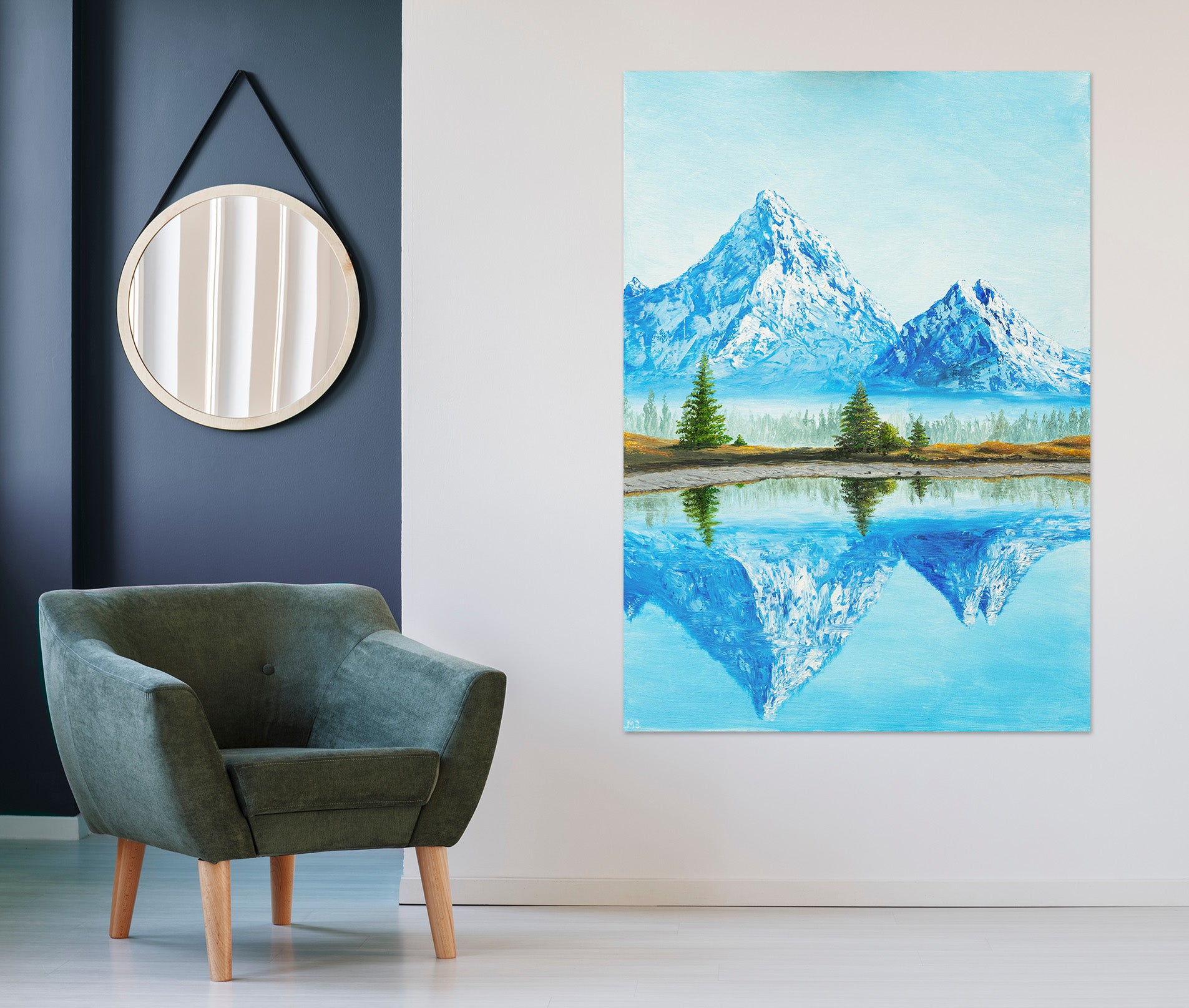 3D Glacier 1832 Marina Zotova Wall Sticker