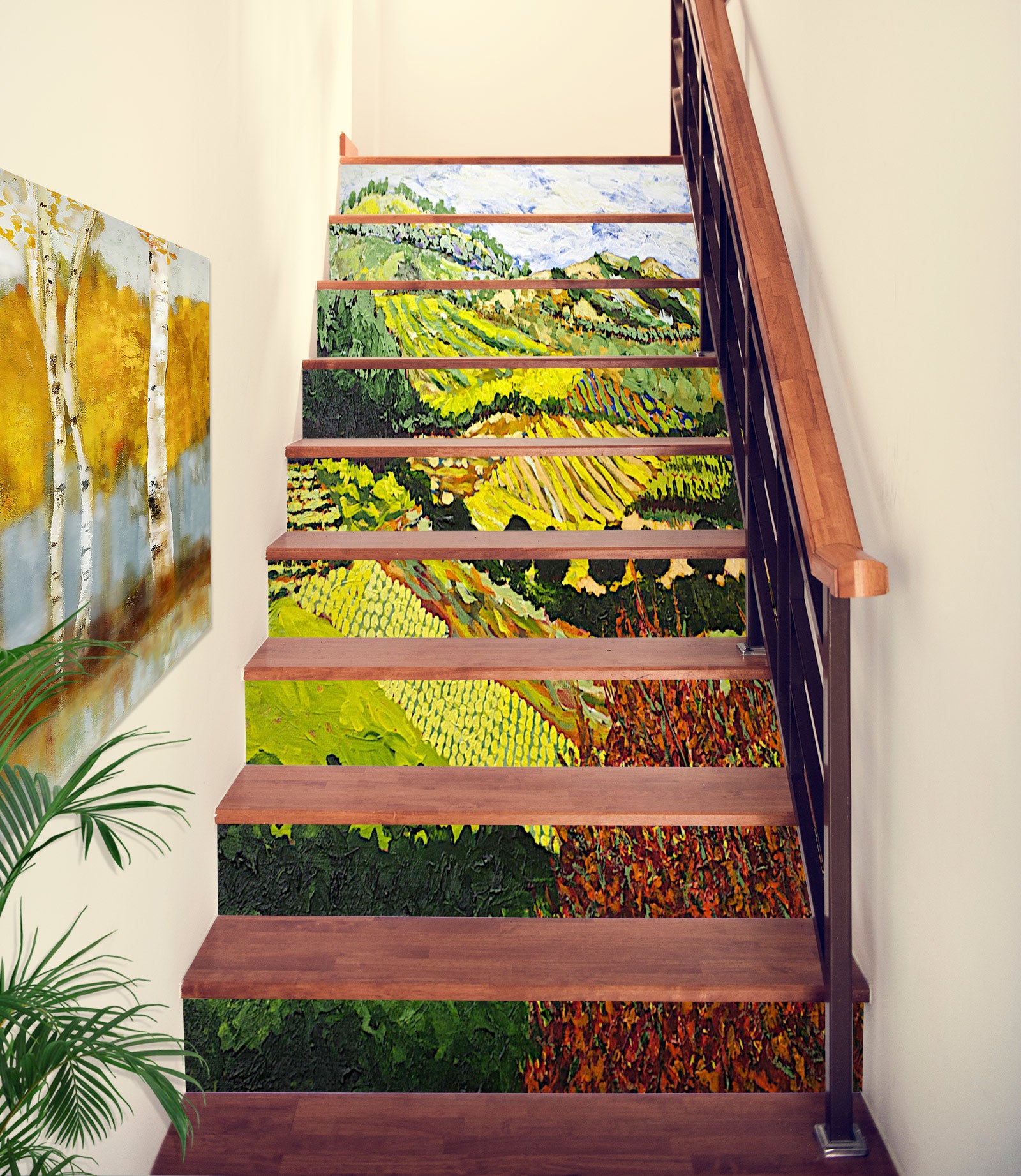 3D Field Red Hillside 89157 Allan P. Friedlander Stair Risers