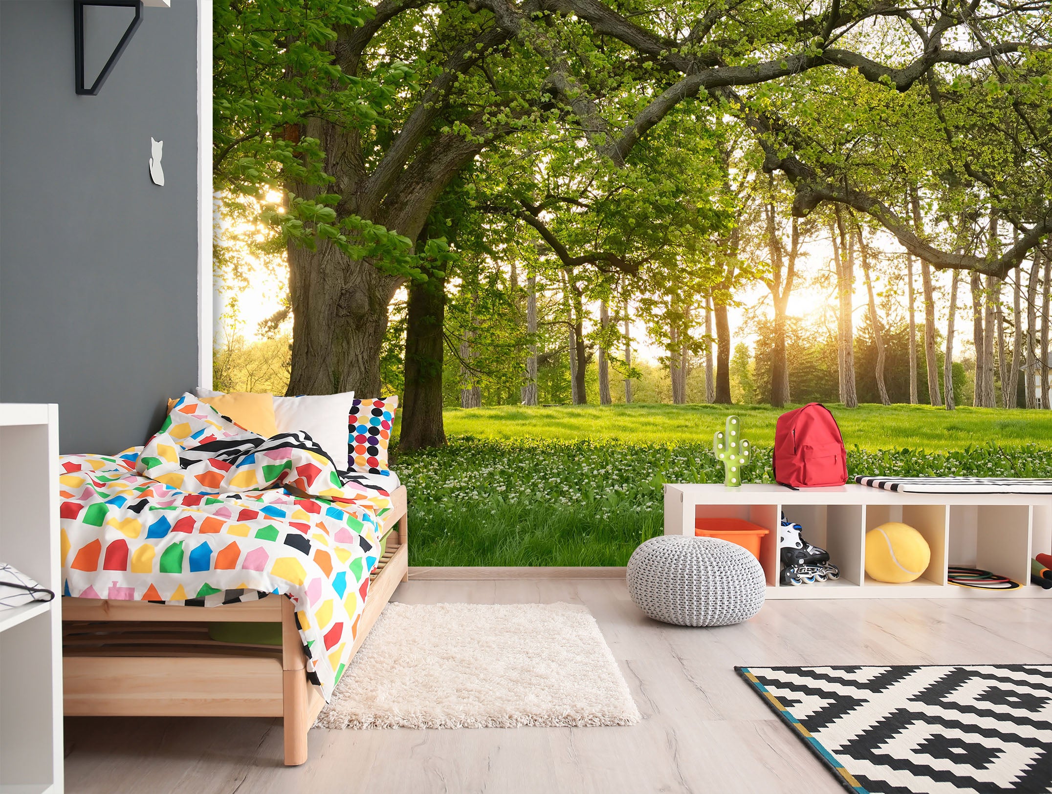 3D Grass Sunshine 1729 Wall Murals