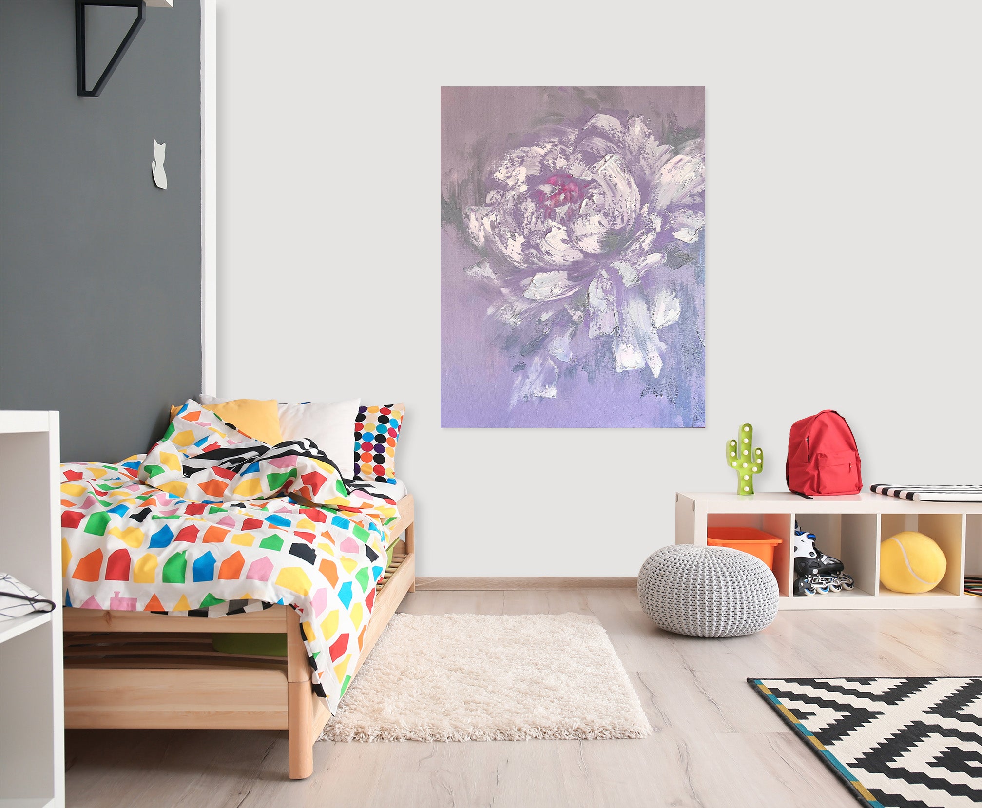 3D Painted Flowers 2605 Skromova Marina Wall Sticker