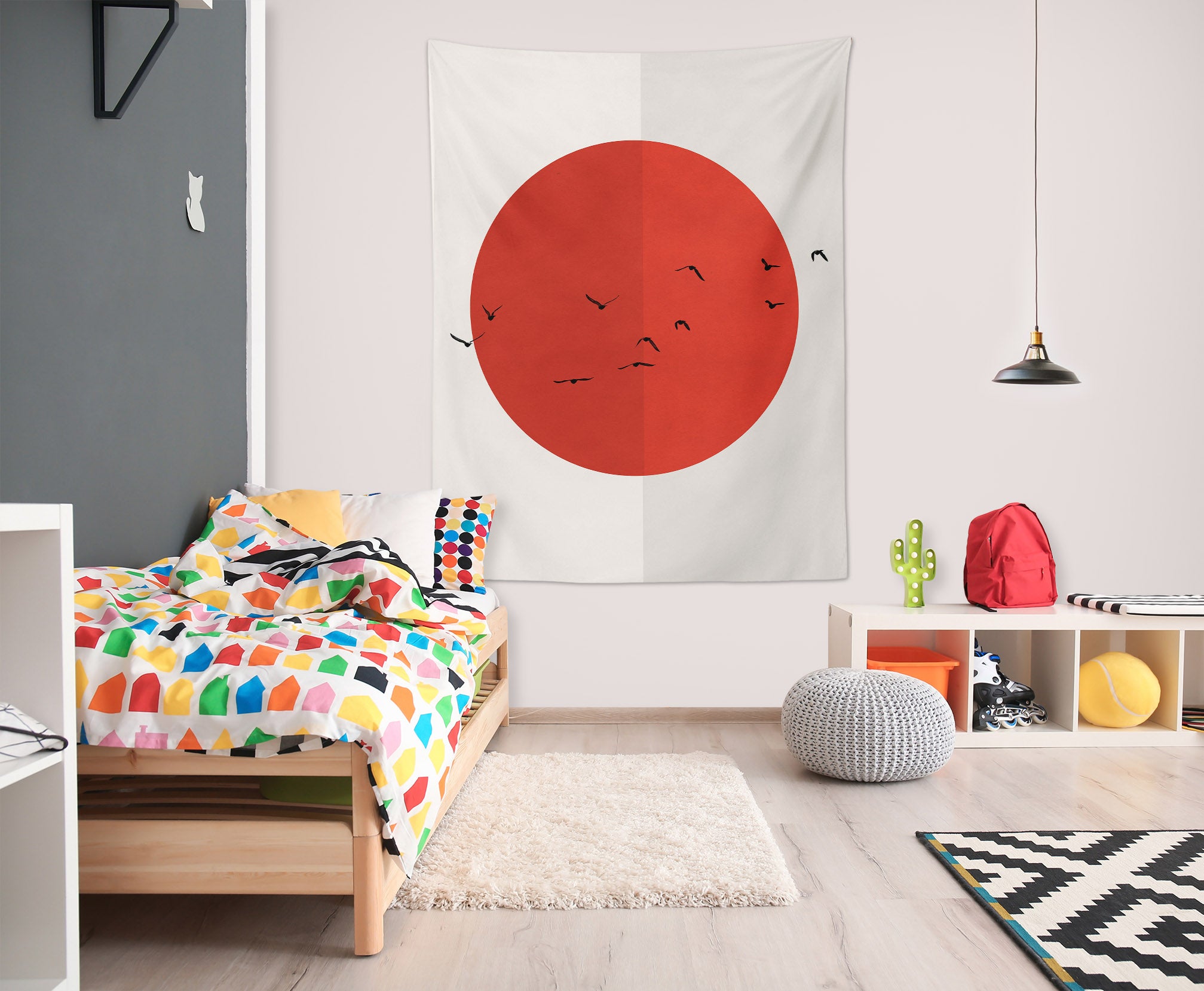 3D Sun Bird 5288 Boris Draschoff Tapestry Hanging Cloth Hang