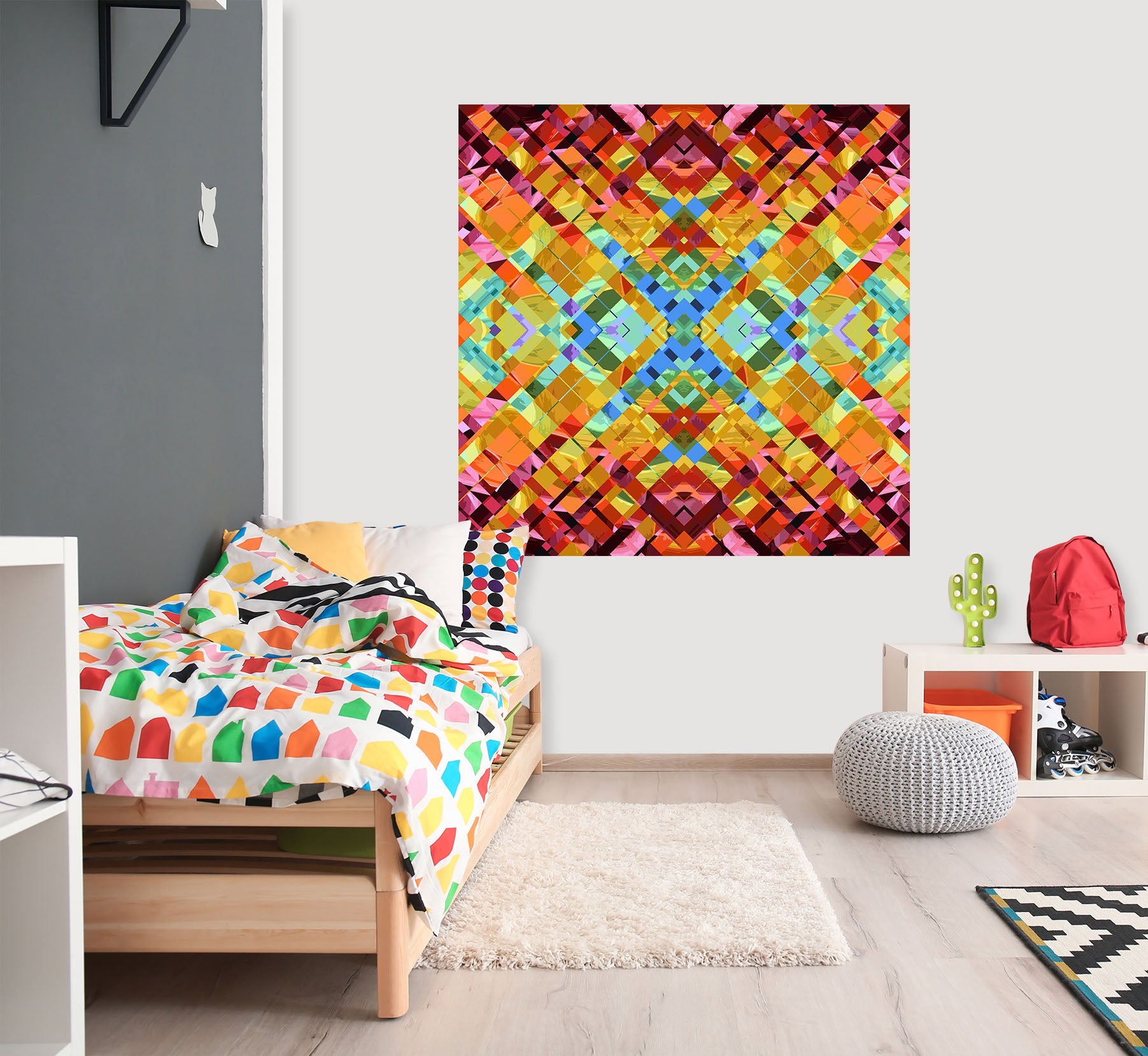 3D Color Weave 011 Shandra Smith Wall Sticker