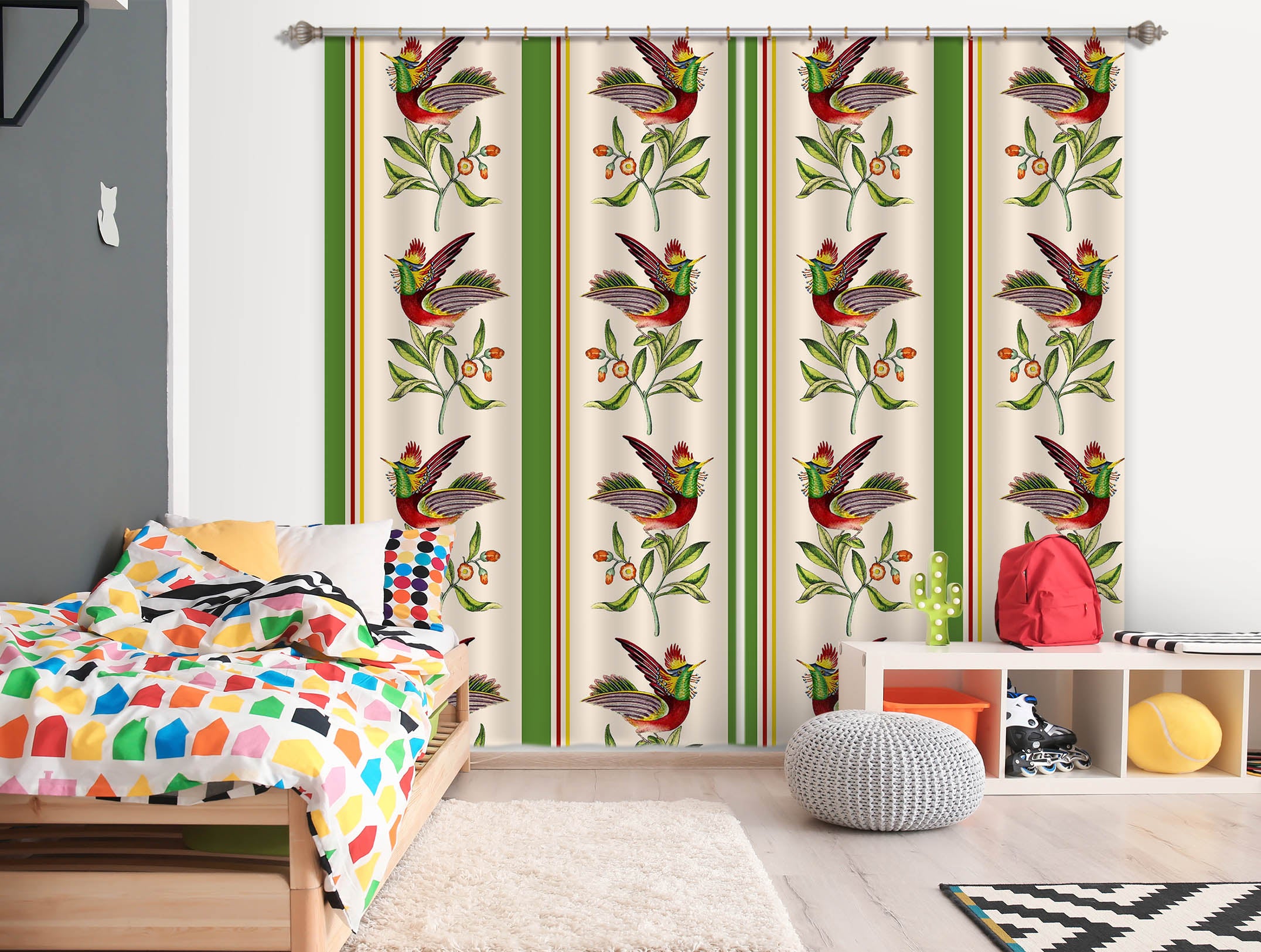 3D Abstract Dance 175 Uta Naumann Curtain Curtains Drapes