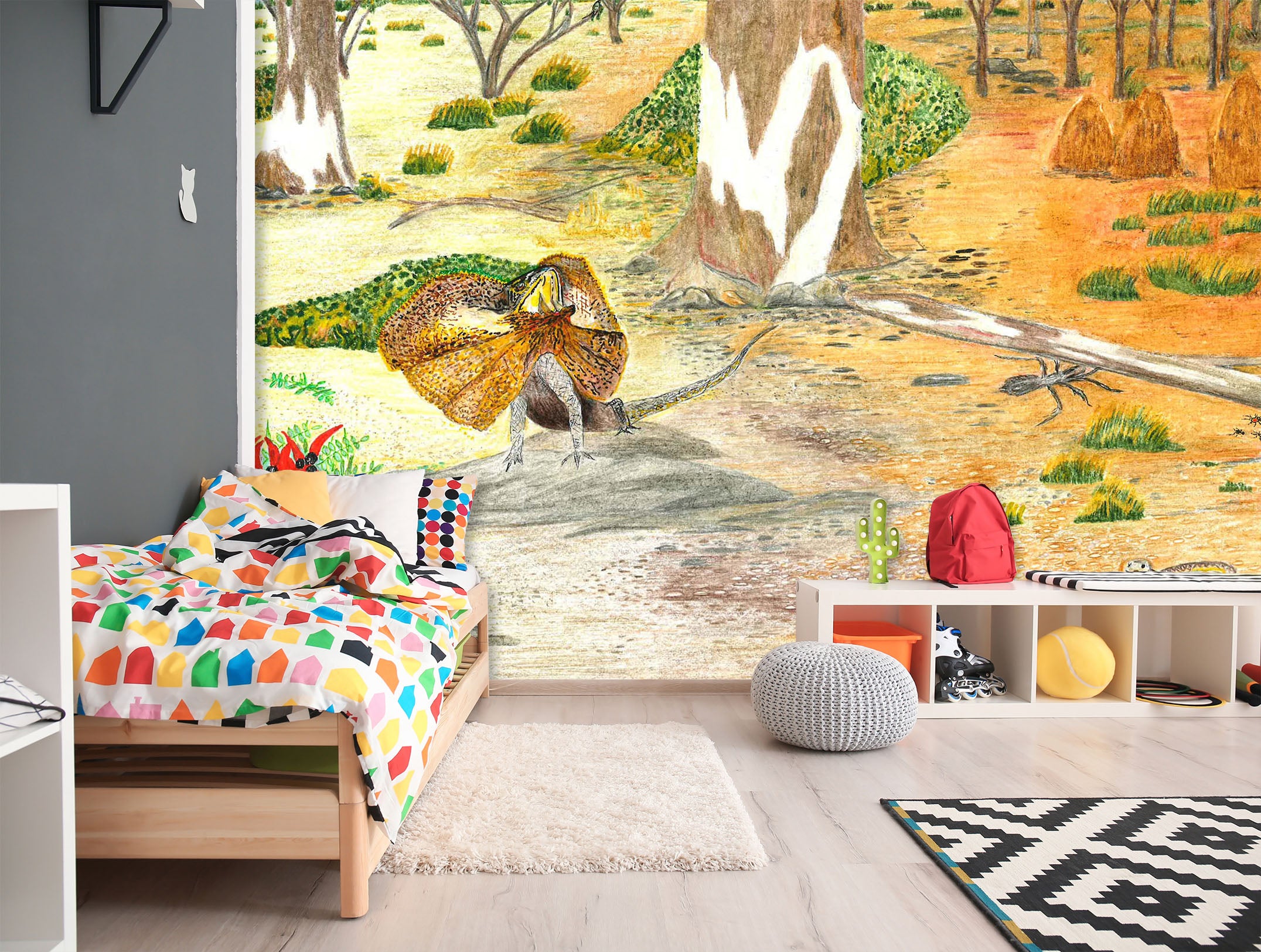 3D Forest Animals 1409 Michael Sewell Wall Mural Wall Murals